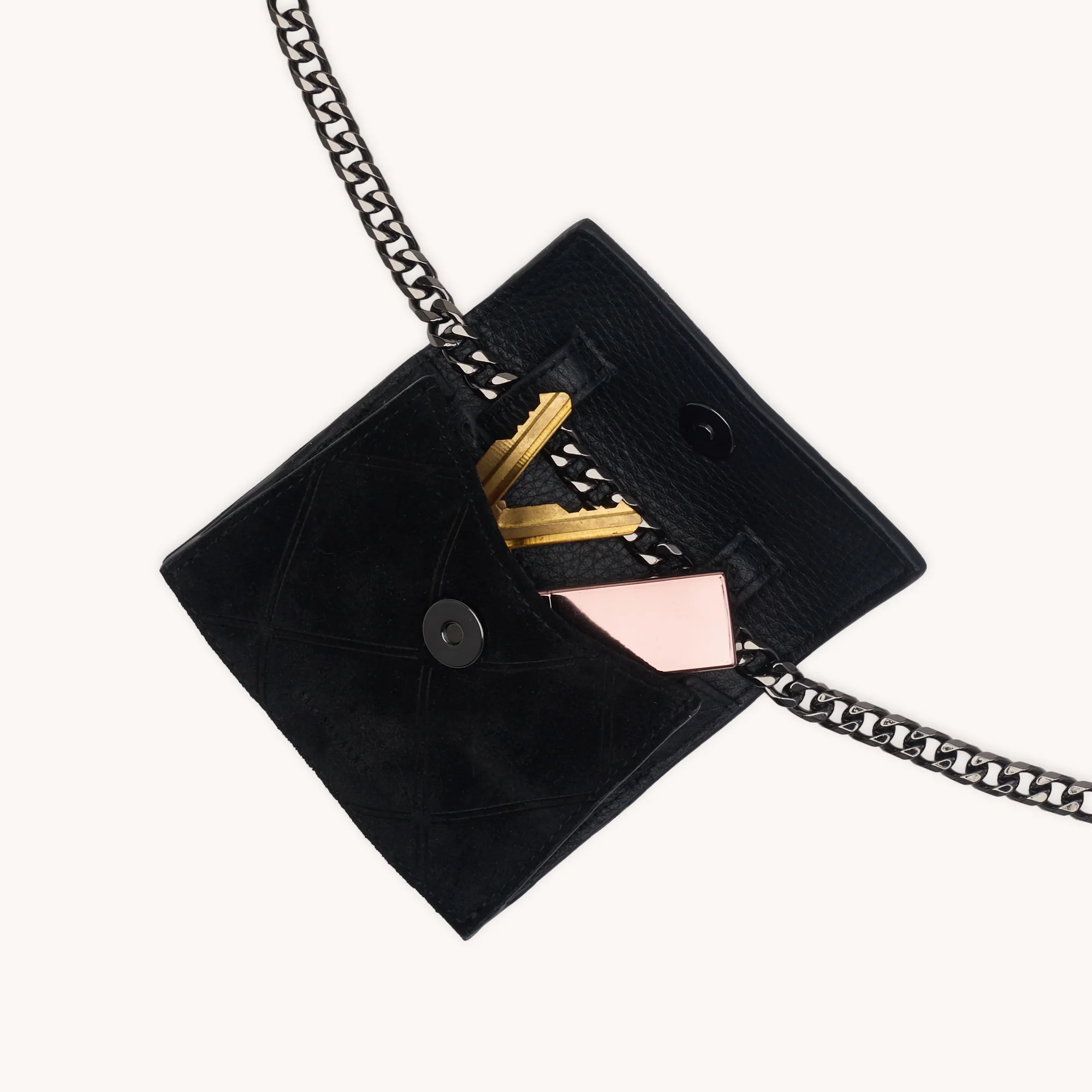 Montana Pendant | Noir Diamond Suede/Gunmetal - Image 9