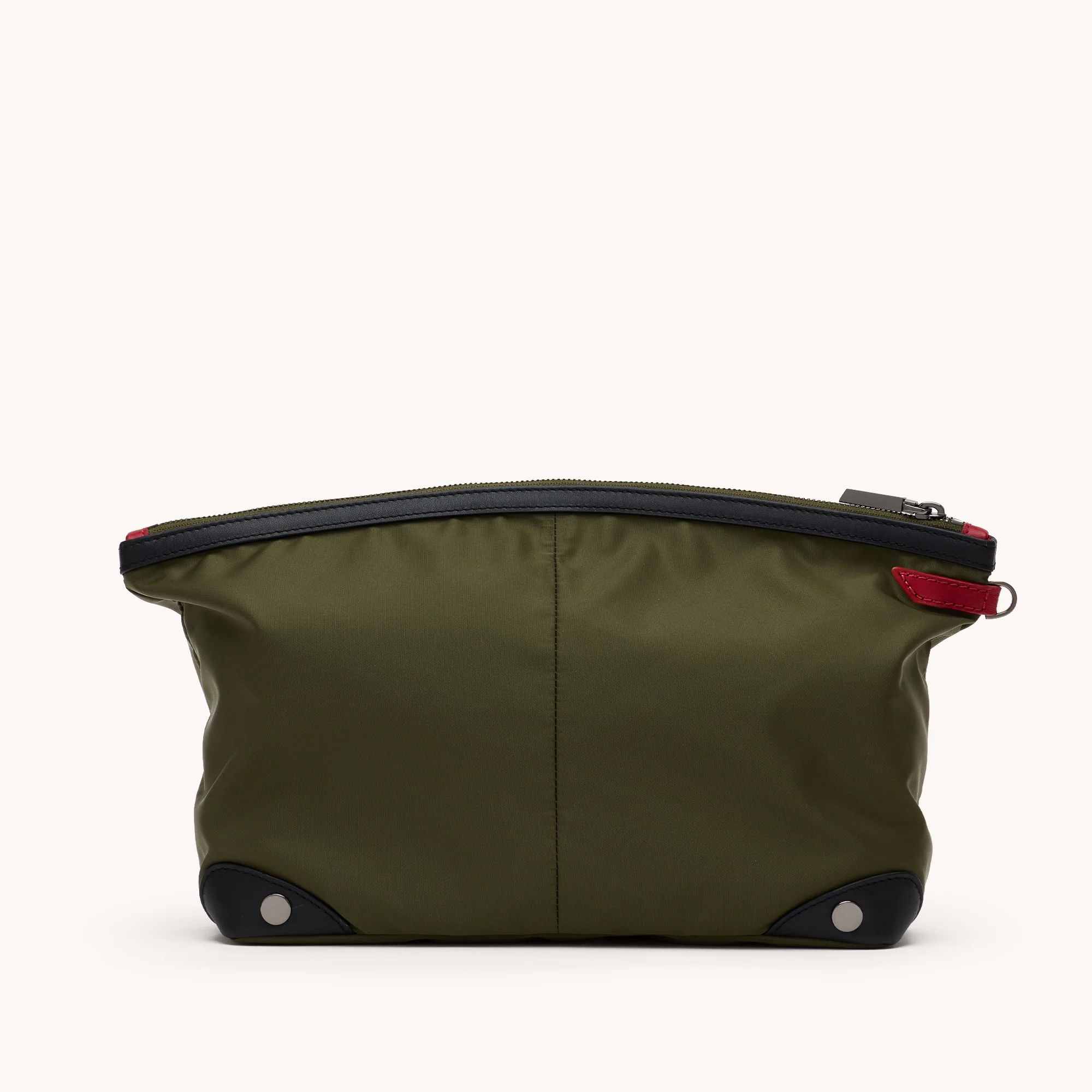 Nicky Cosmetic Pouch | Jade Nylon/Gunmetal | Lrg - Image 6