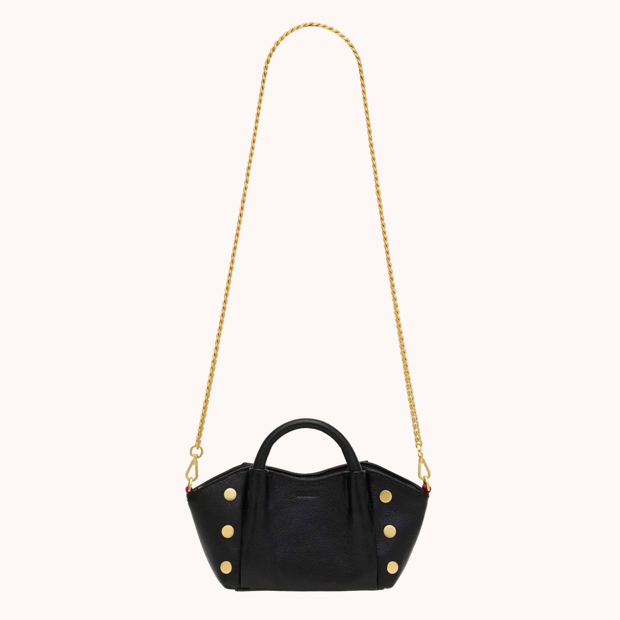 Paul | Black Press/Brushed Gold Red Zip | Mini - Image 5