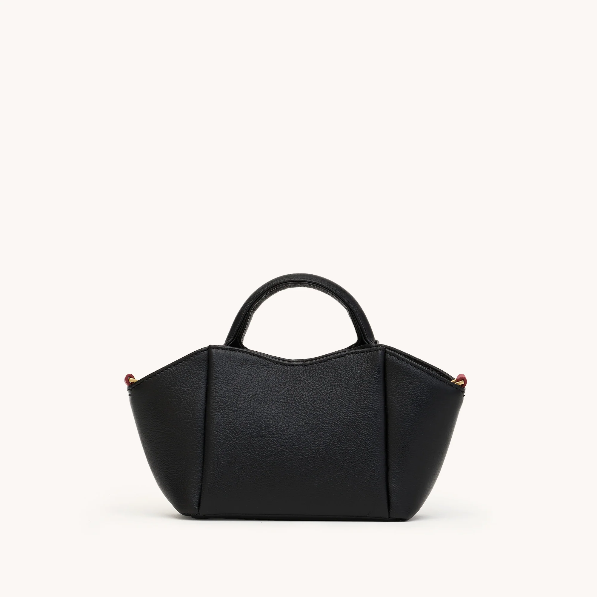 Paul | Black Press/Brushed Gold Red Zip | Mini - Image 8