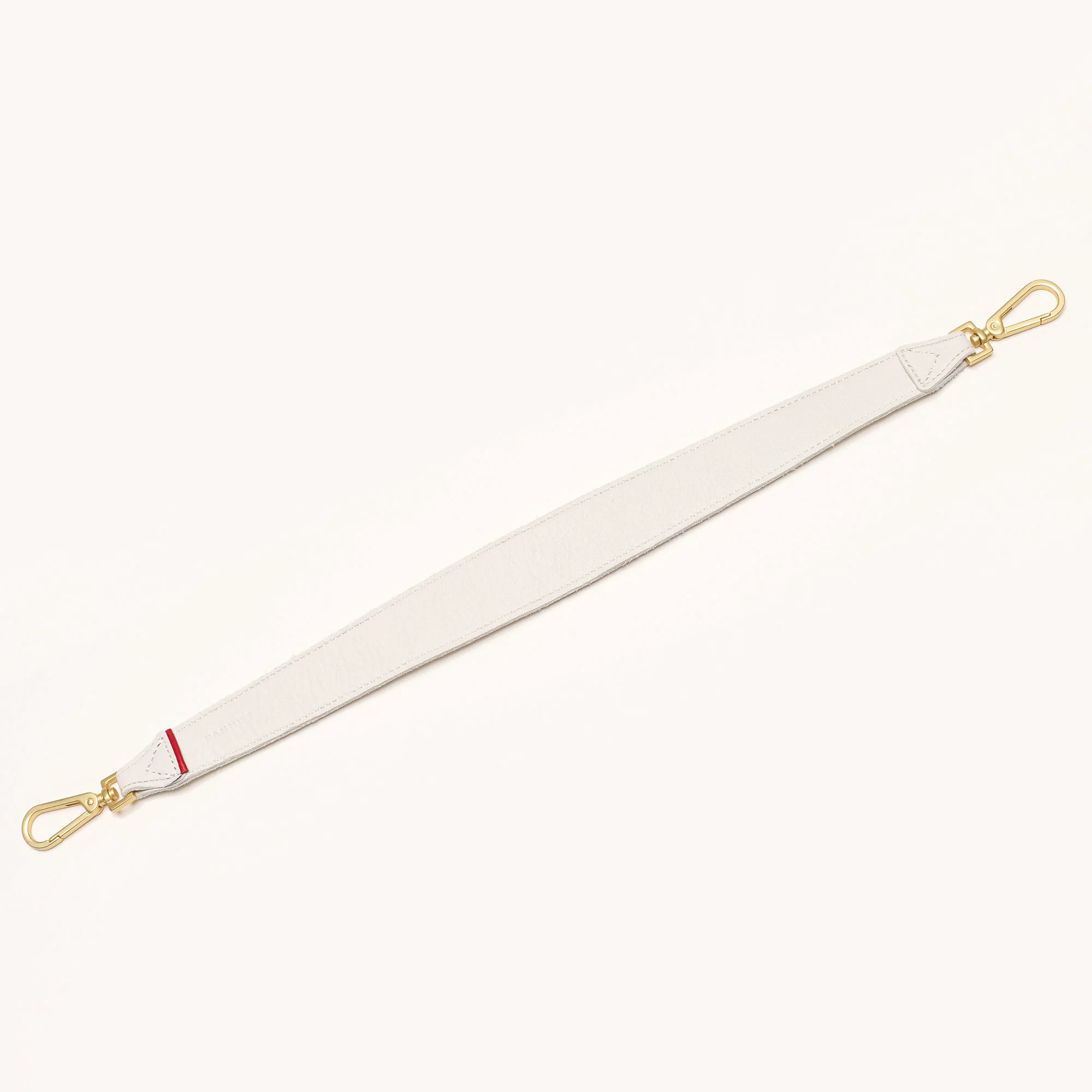 Riveted Shoulder Strap | Calla Lily White/Brushed Gold - Image 5