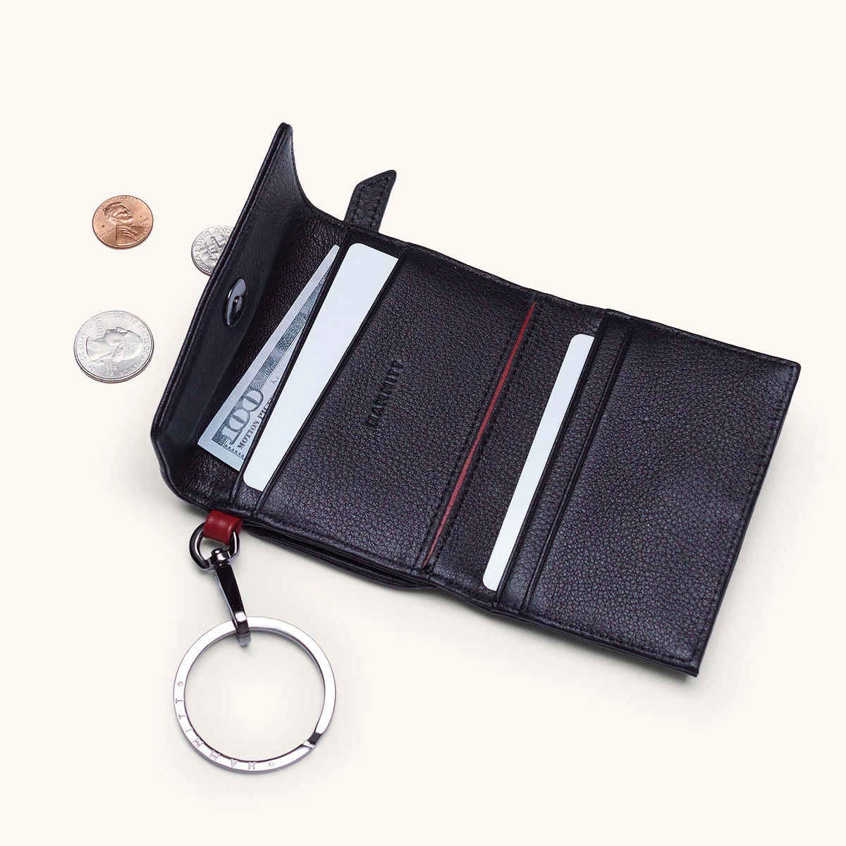 Royce Key Wallet | Black/Gunmetal - Image 4
