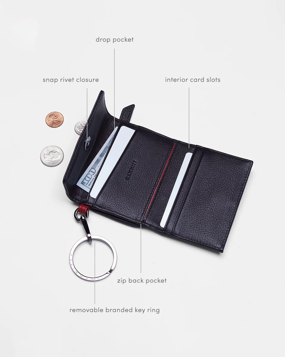 Royce Key Wallet | Black/Gunmetal - Image 5