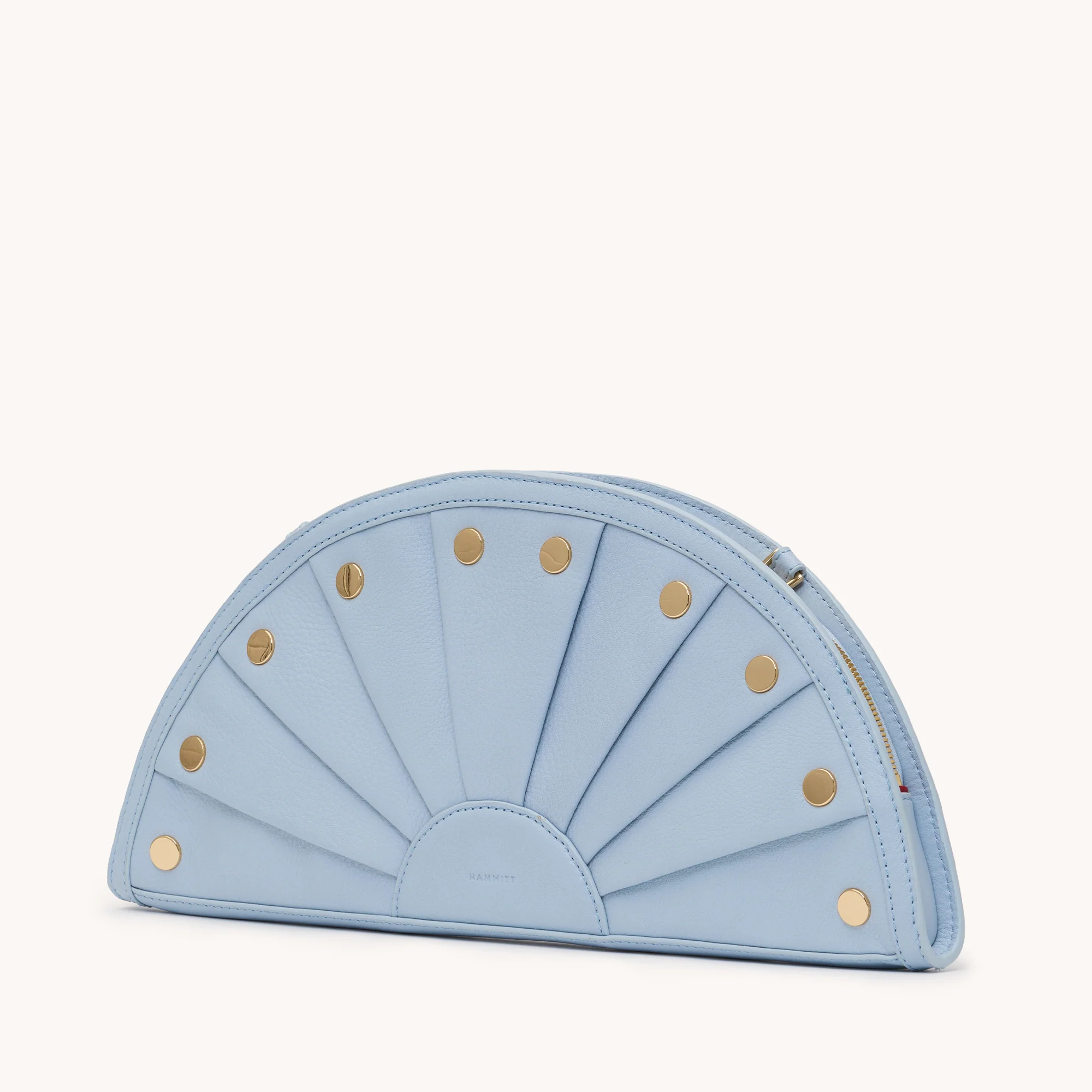 Shelley Clutch | Hazy Blue/Gold - Image 6