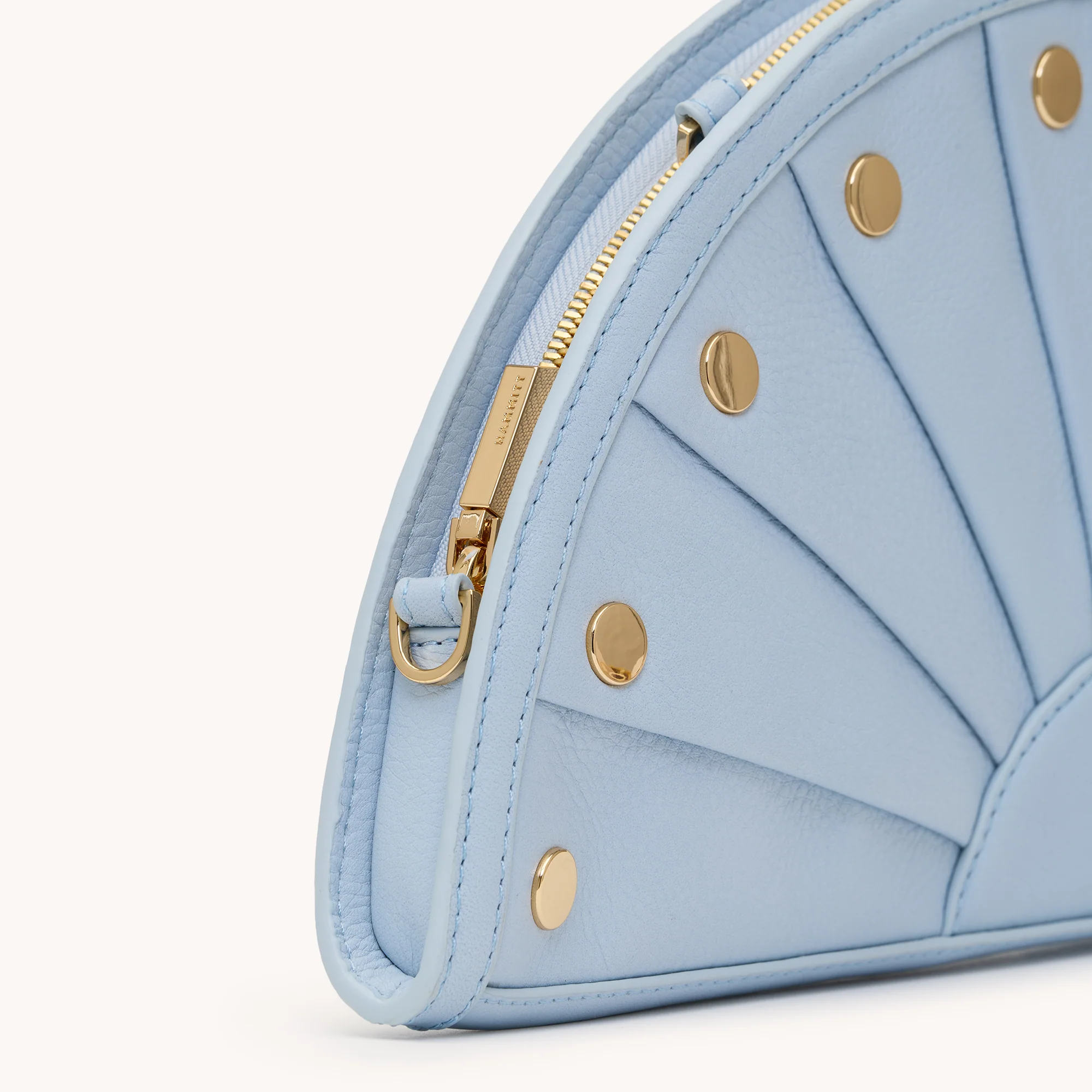 Shelley Clutch | Hazy Blue/Gold - Image 8