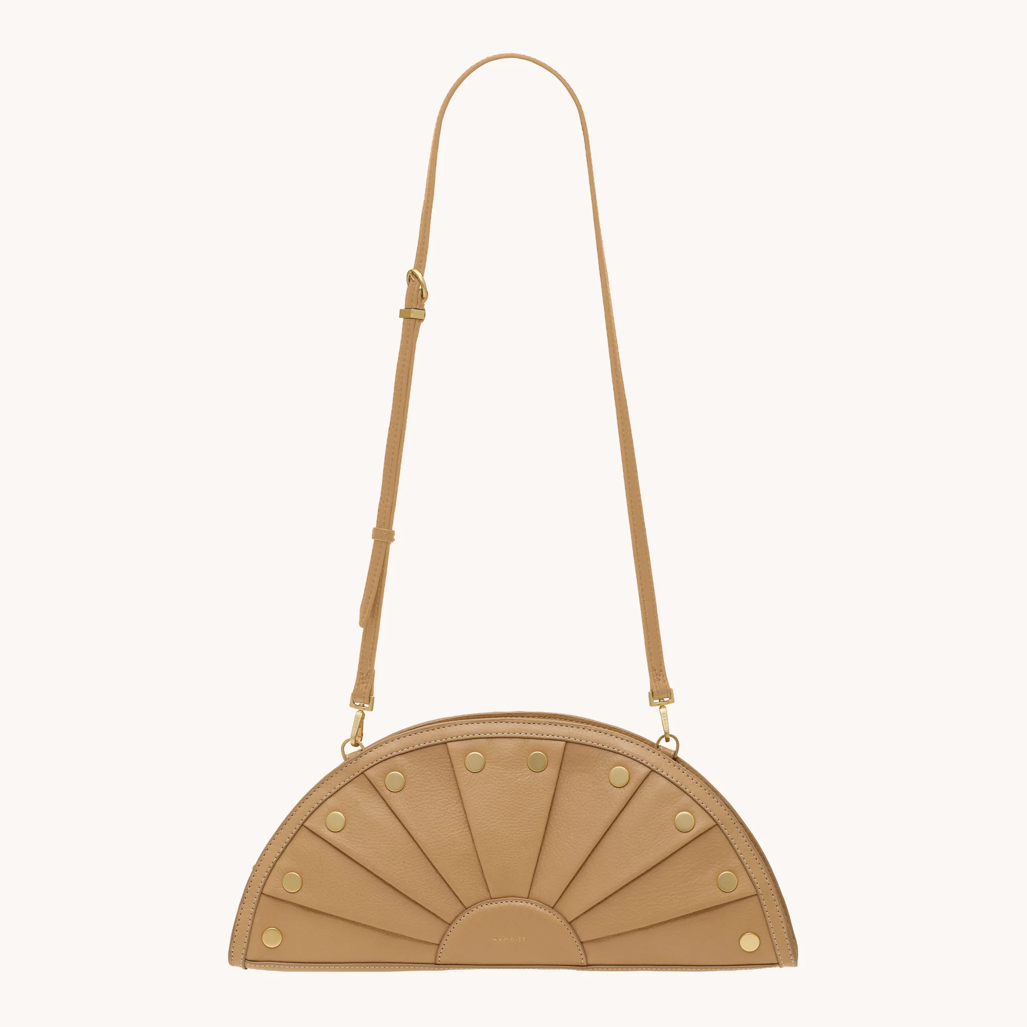 Shelley Clutch | Toasty Sand/Brushed Gold - Image 8