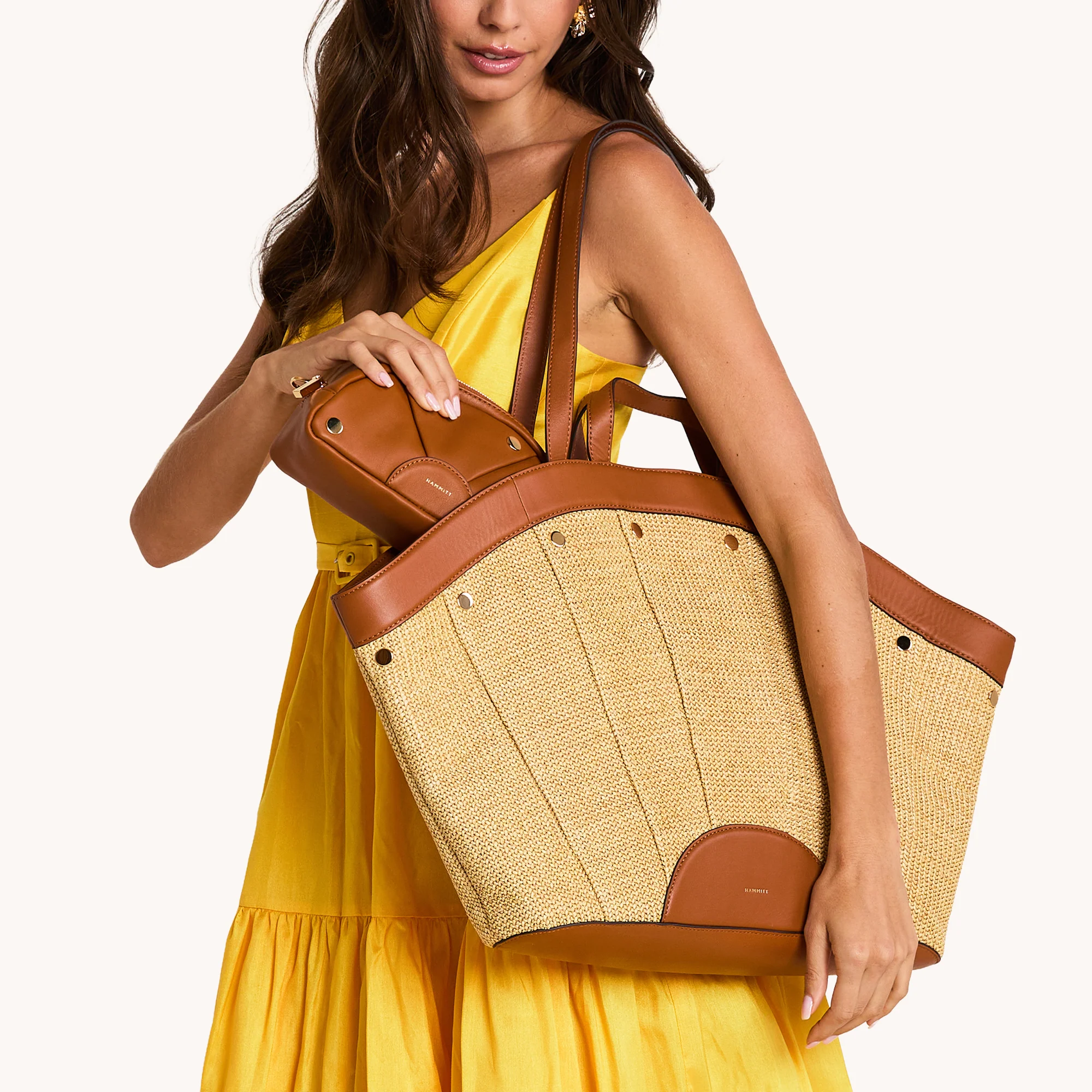 Shelley Pouch | Cocoa/Gold - Image 5