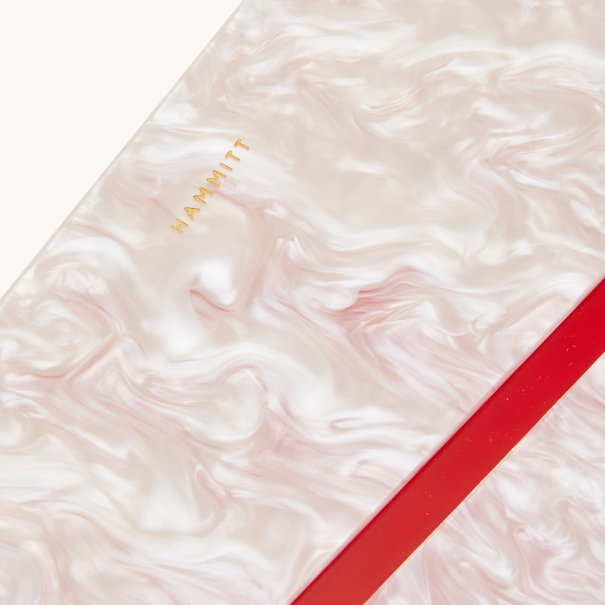 Soiree Clutch | Carrara Blush/Brushed Gold | Med - Image 11