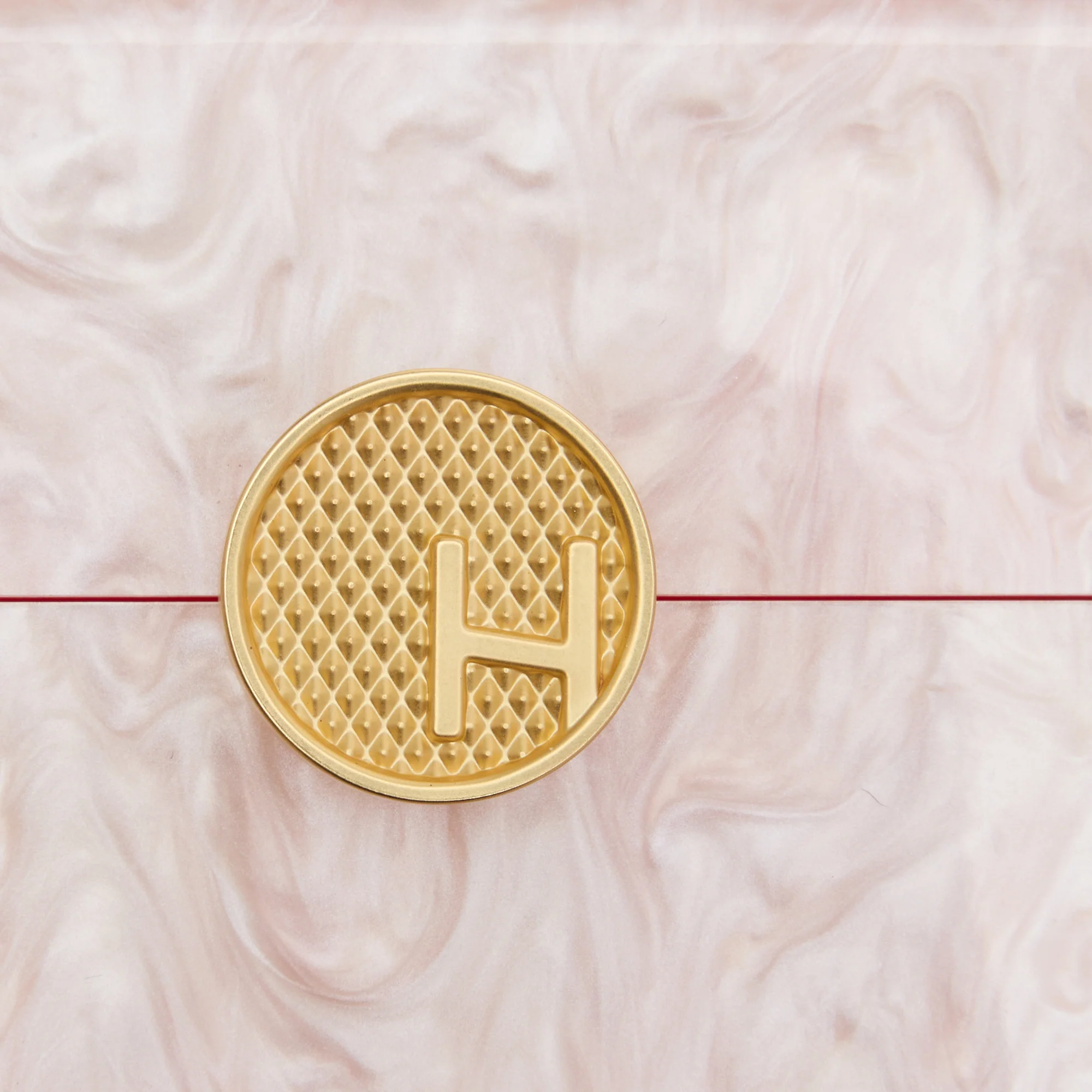 Soiree Clutch | Carrara Blush/Brushed Gold | Med - Image 14