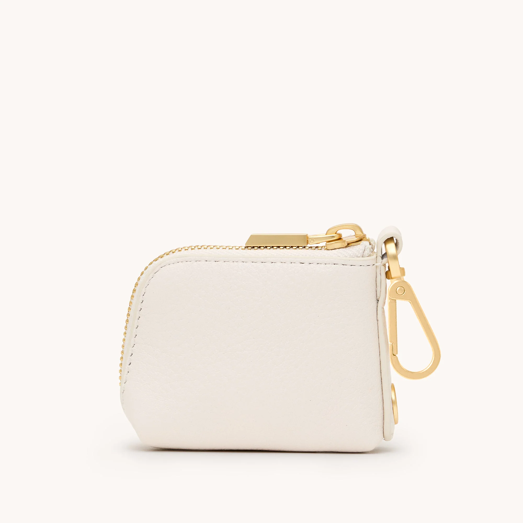 Syd Pouch | Calla Lily White/Brushed Gold - Image 3