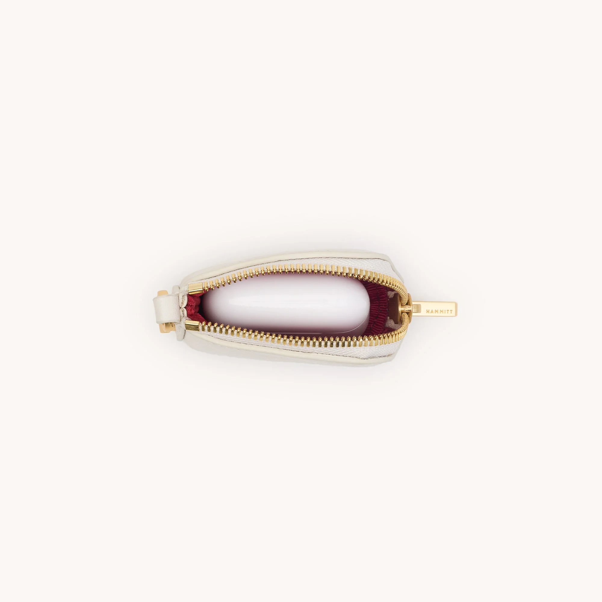 Syd Pouch | Calla Lily White/Brushed Gold - Image 6