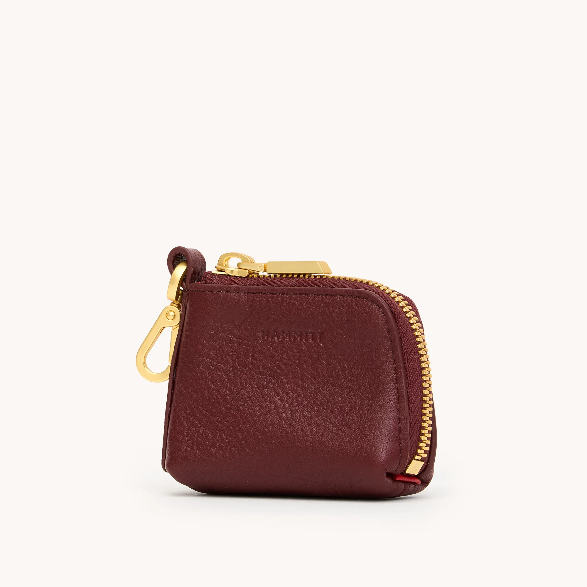 Syd Pouch | Cherrywood Pebble/Brushed Gold - Image 3