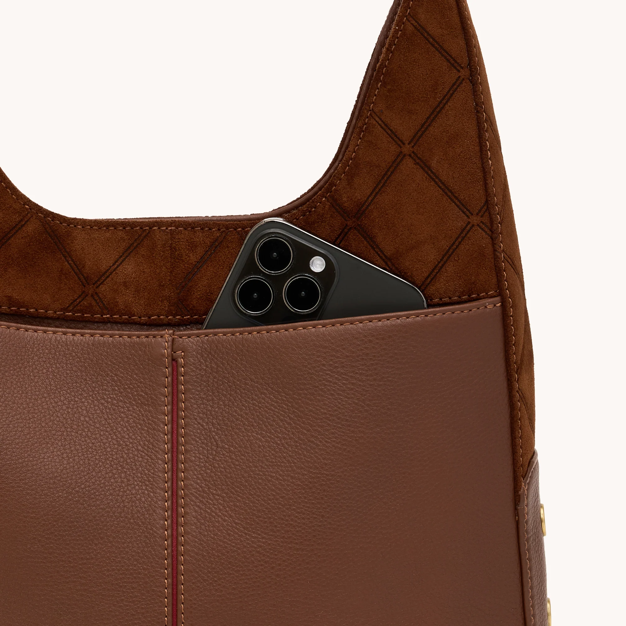 Tim | Chocolate Diamond Suede/Antique Gold | Med - Image 6