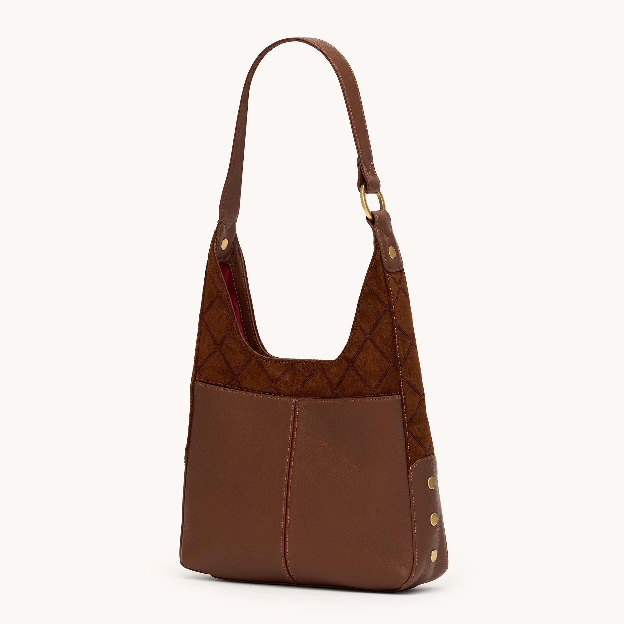 Tim | Chocolate Diamond Suede/Antique Gold | Med - Image 8