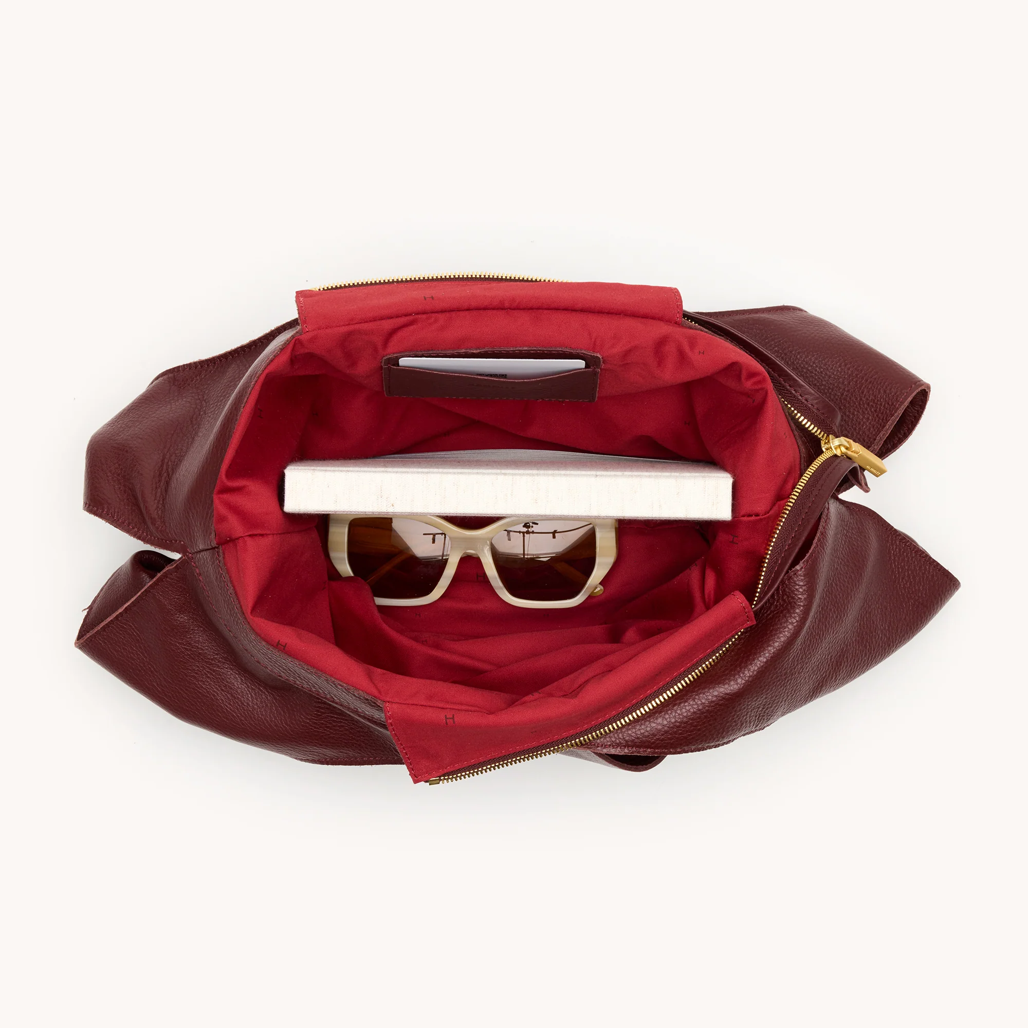 Tom Zip | Cherrywood Pebble/Brushed Gold | Lrg - Image 8