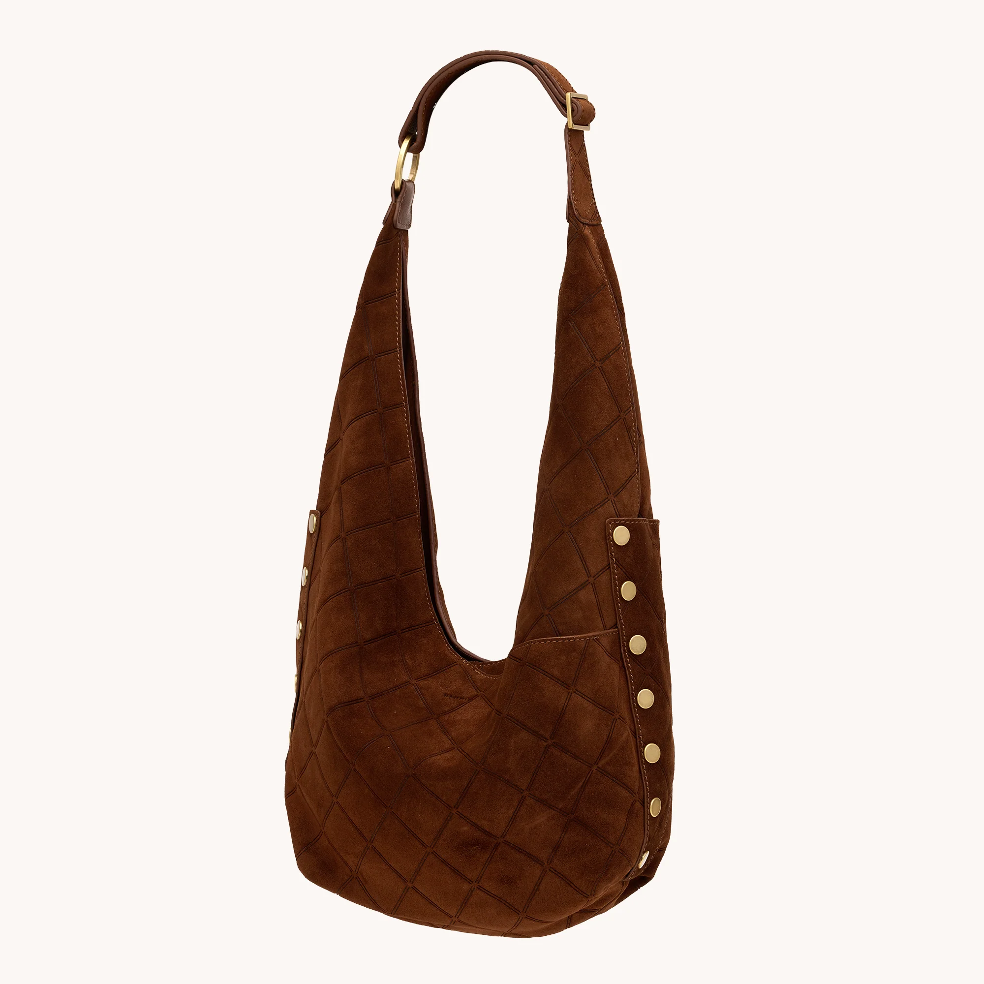 Tom Zip | Chocolate Diamond Suede/Antique Gold | Lrg - Image 4