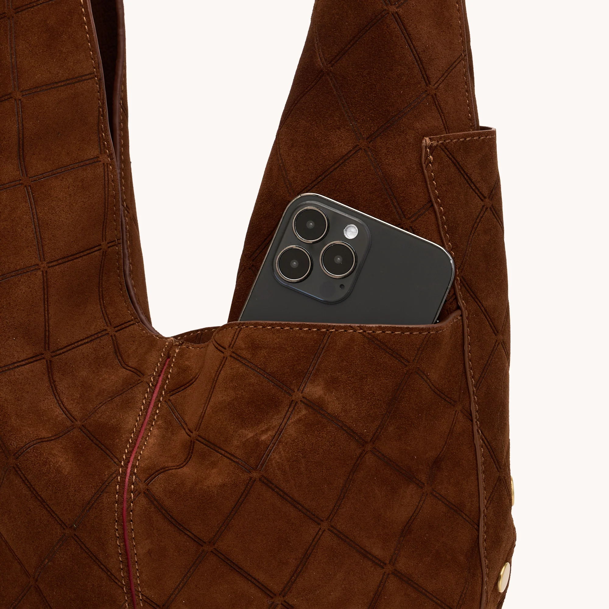 Tom Zip | Chocolate Diamond Suede/Antique Gold | Lrg - Image 5