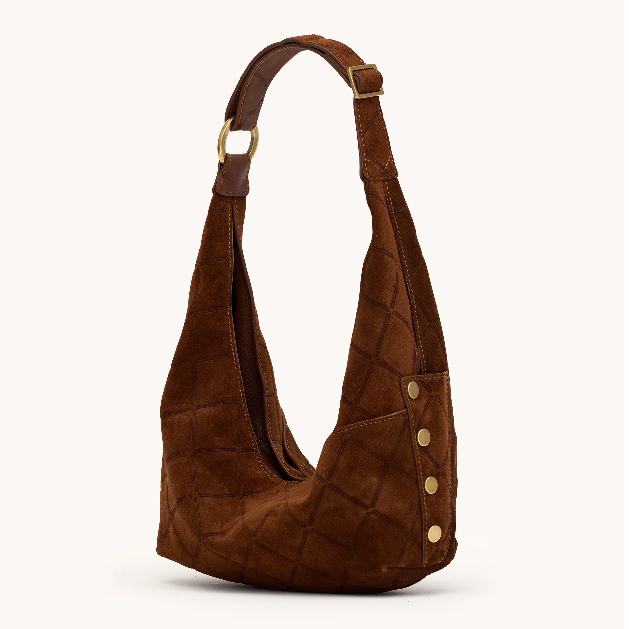 Tom Zip | Chocolate Diamond Suede/Antique Gold | Med - Image 4