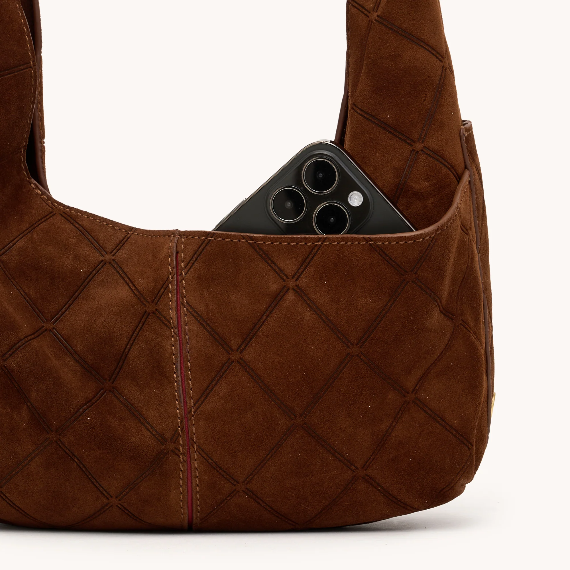 Tom Zip | Chocolate Diamond Suede/Antique Gold | Med - Image 5