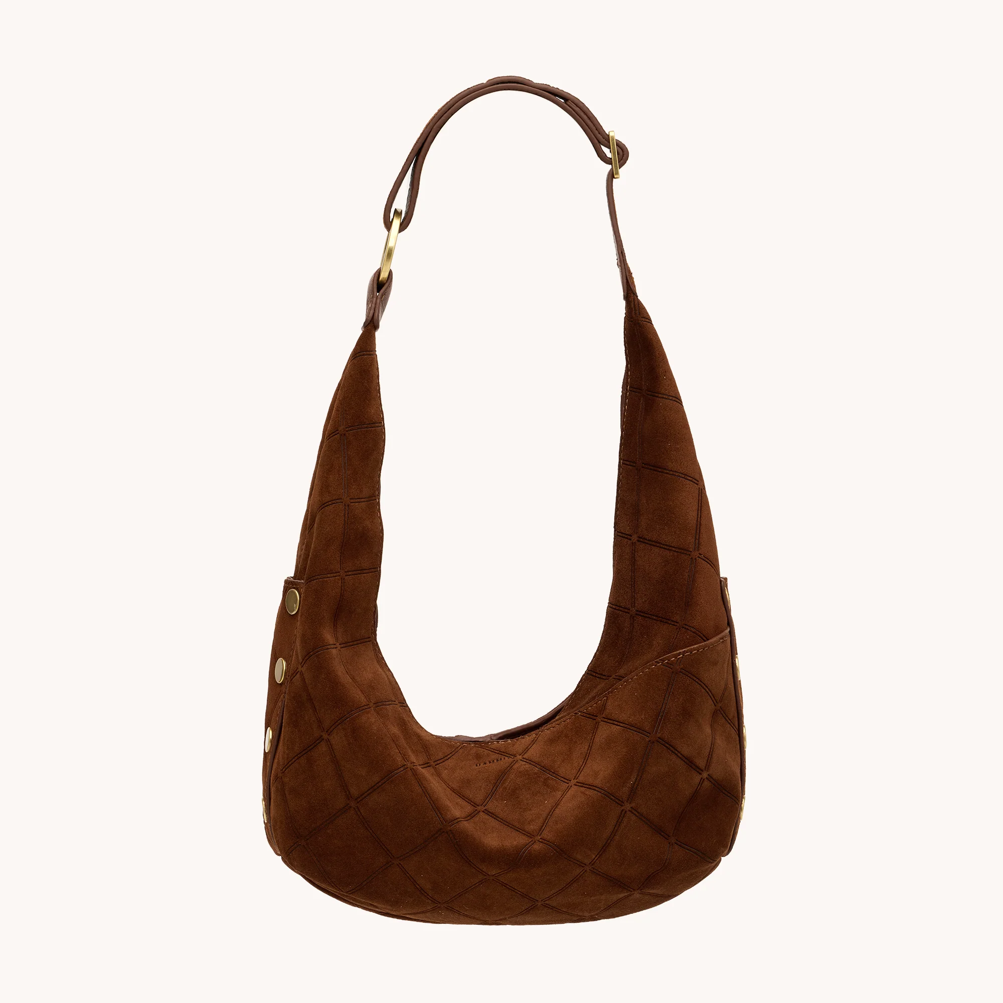 Tom Zip | Chocolate Diamond Suede/Antique Gold | Med - Image 6