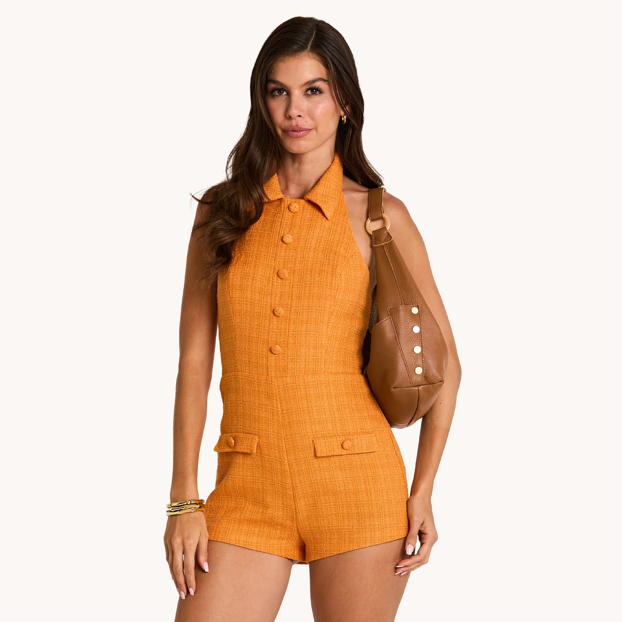 Tom Zip | Mahogany Pebble/Brushed Gold Red Zip | Med - Image 3