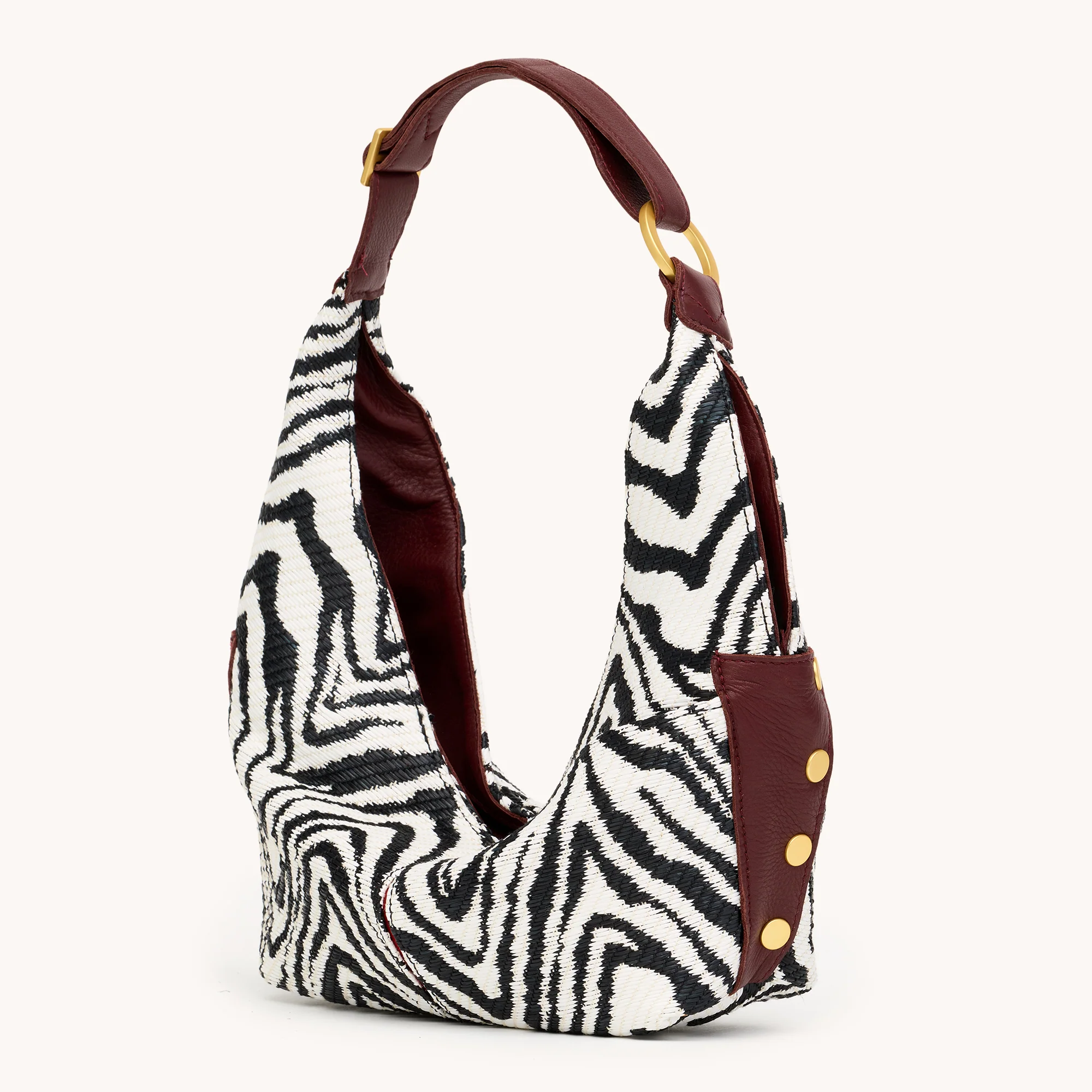 Tom Zip | Zebra/Brushed Gold | Med - Image 9