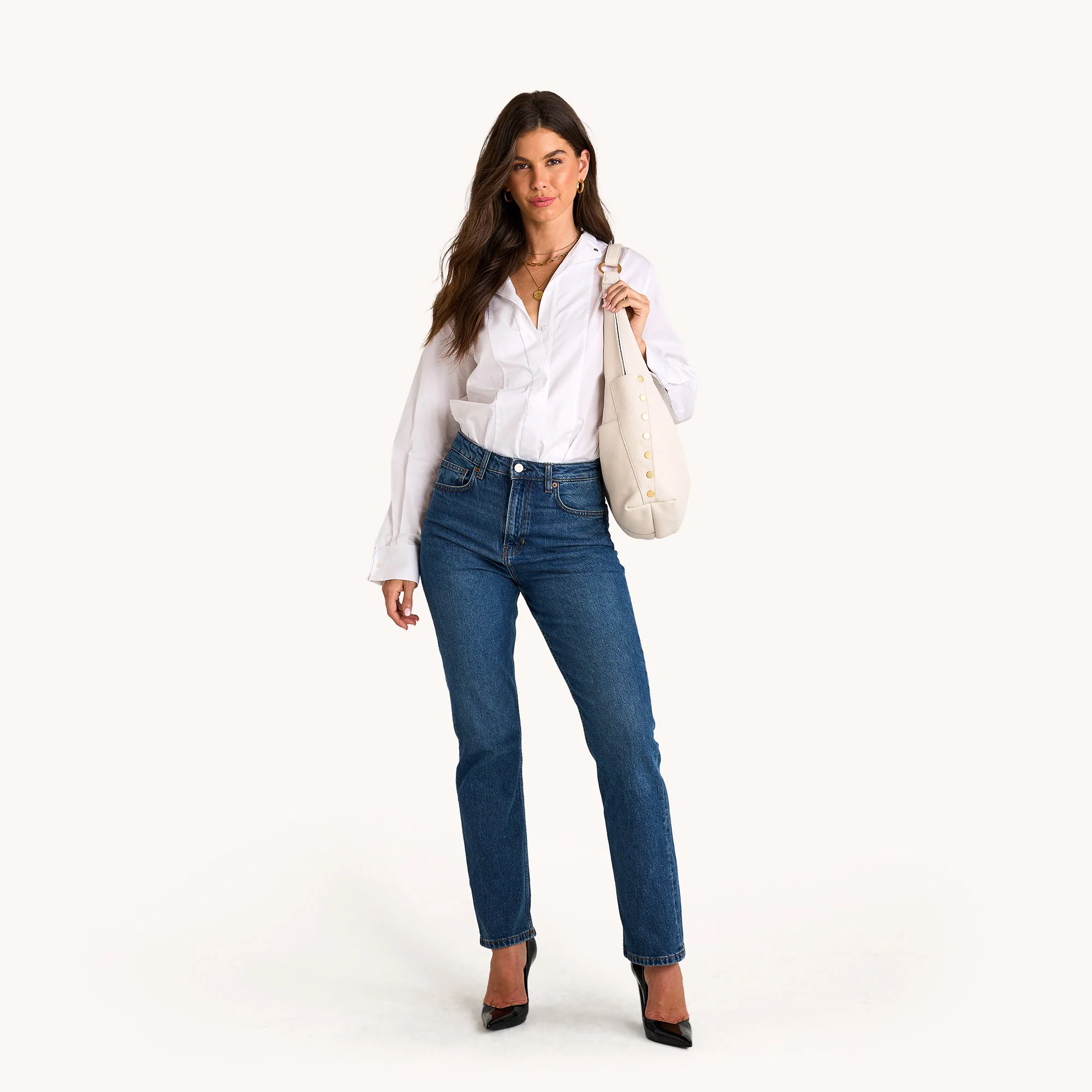Tom Zip | Calla Lily White/Brushed Gold | Lrg - Image 3