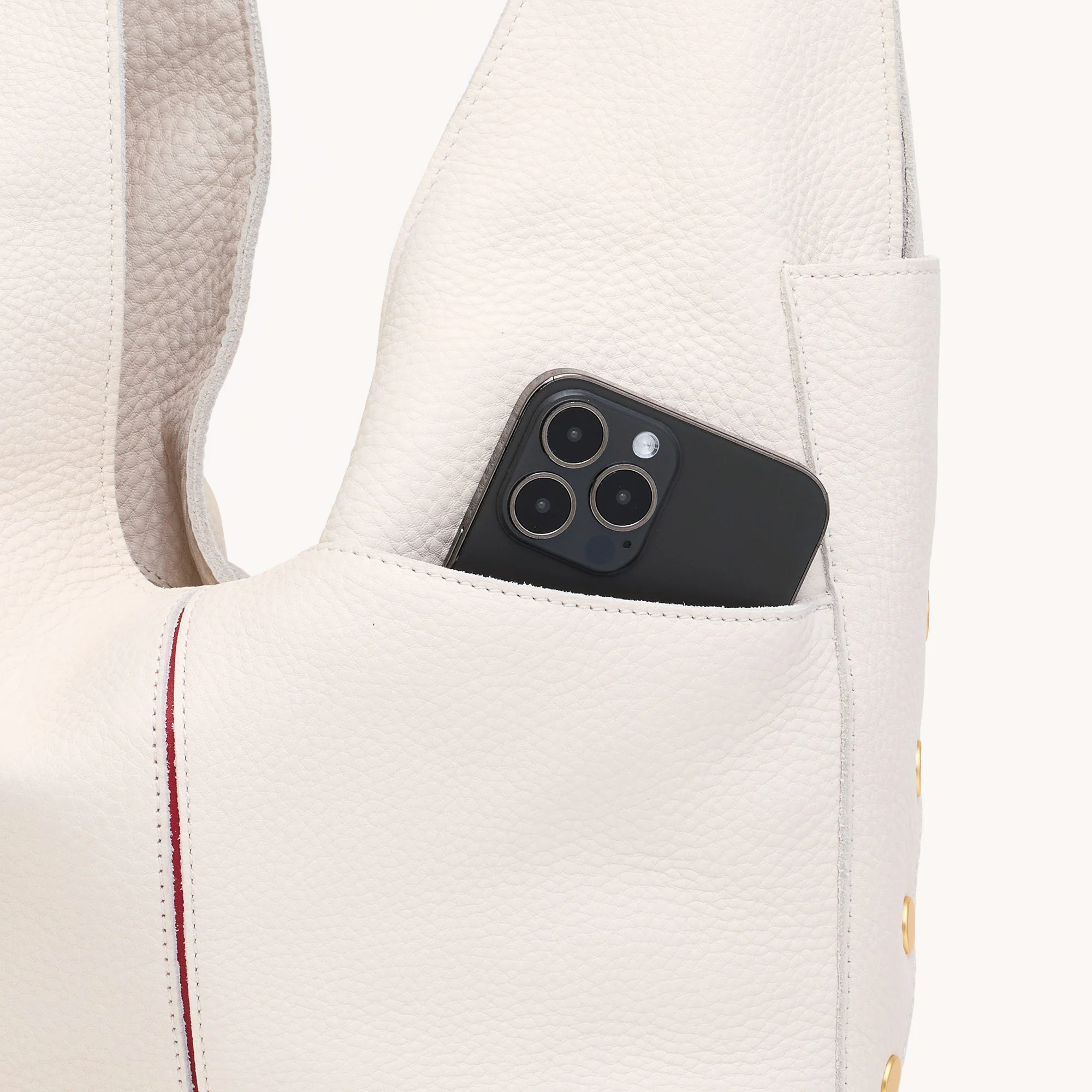 Tom Zip | Calla Lily White/Brushed Gold | Lrg - Image 5