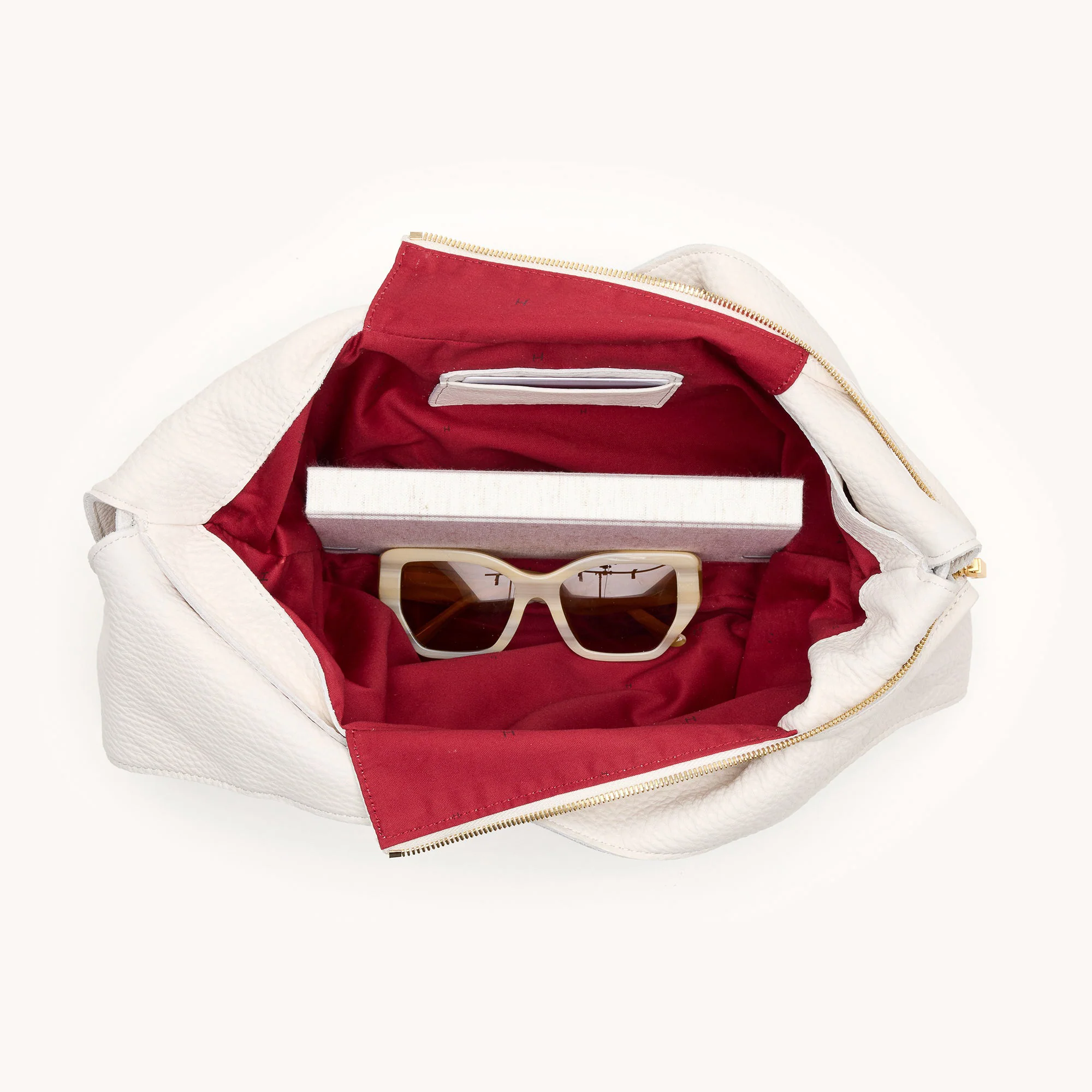 Tom Zip | Calla Lily White/Brushed Gold | Lrg - Image 7