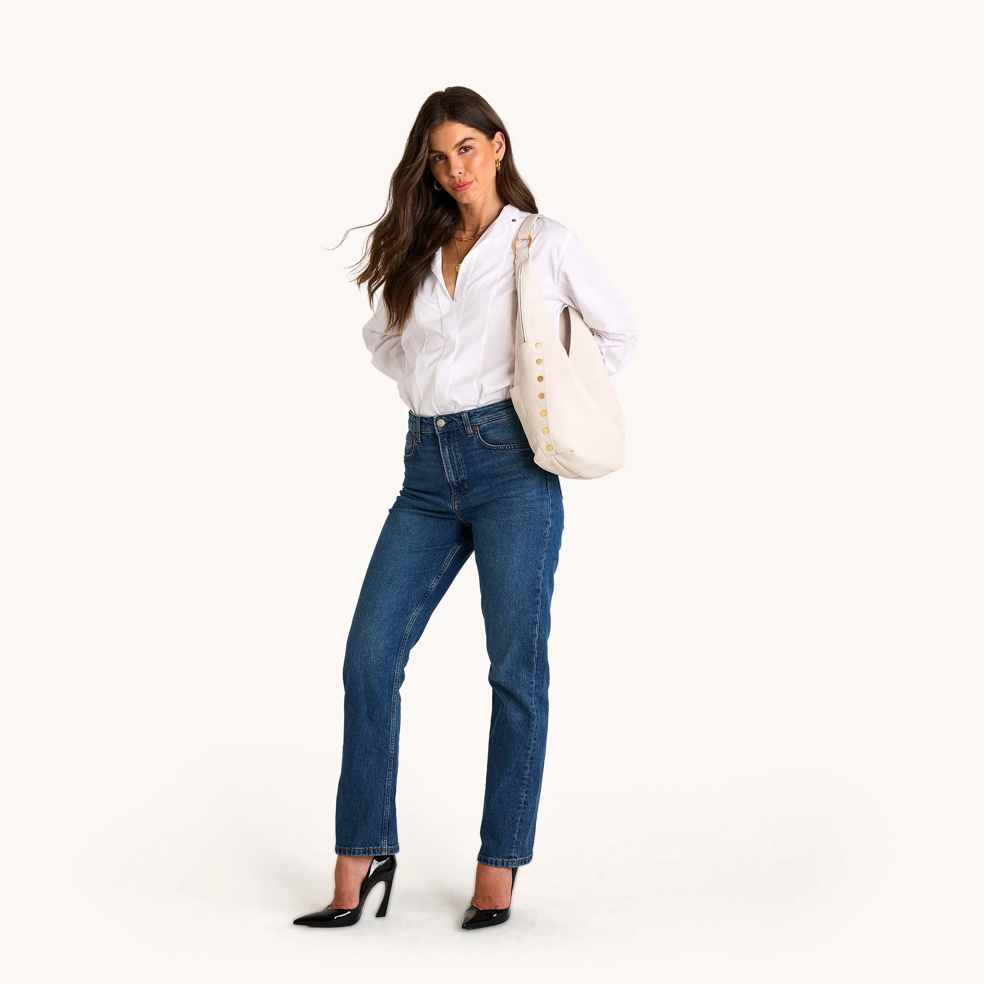 Tom Zip | Calla Lily White/Brushed Gold | Lrg - Image 8