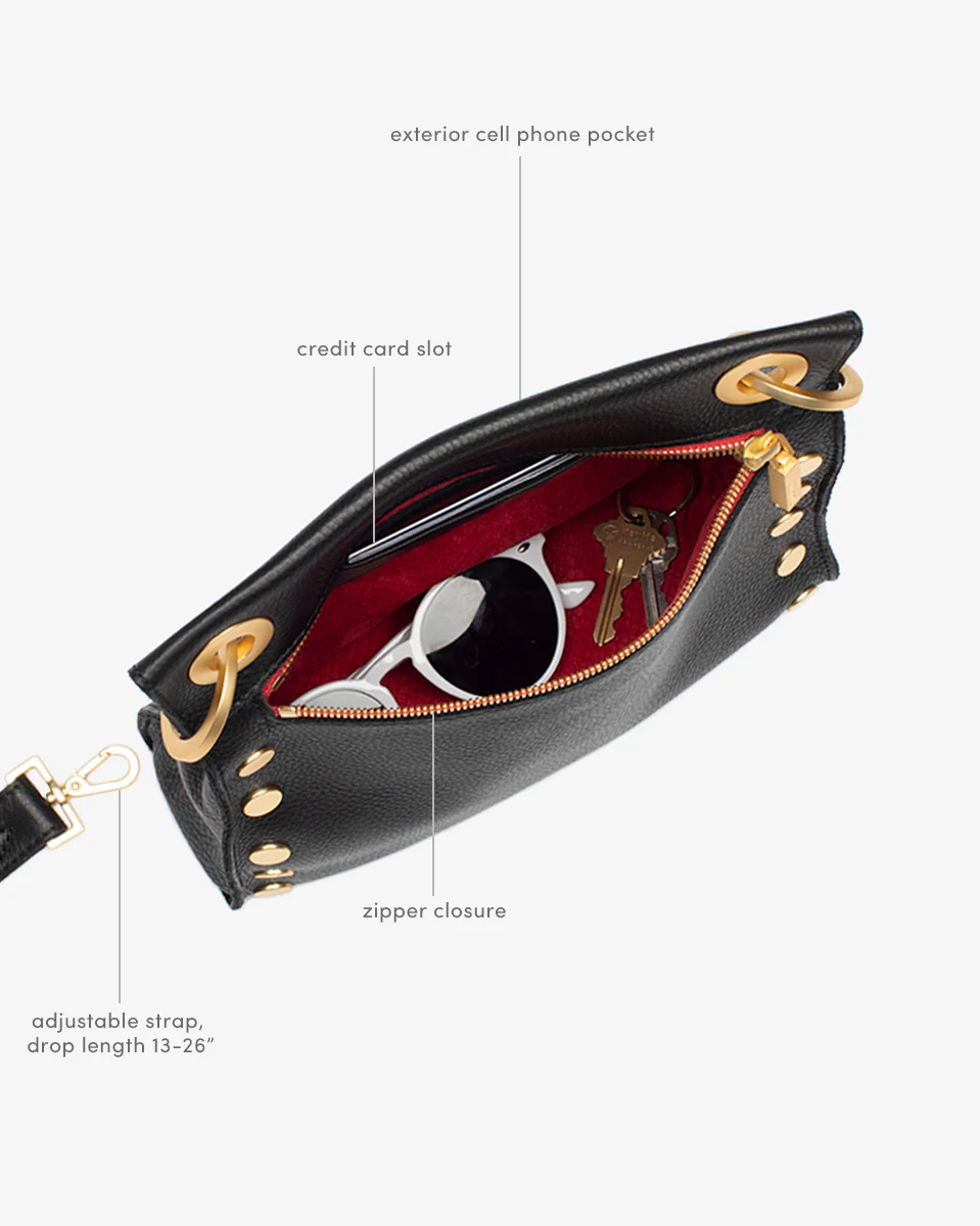 Tony | Black/Brushed Gold Red Zip | Med - Image 10