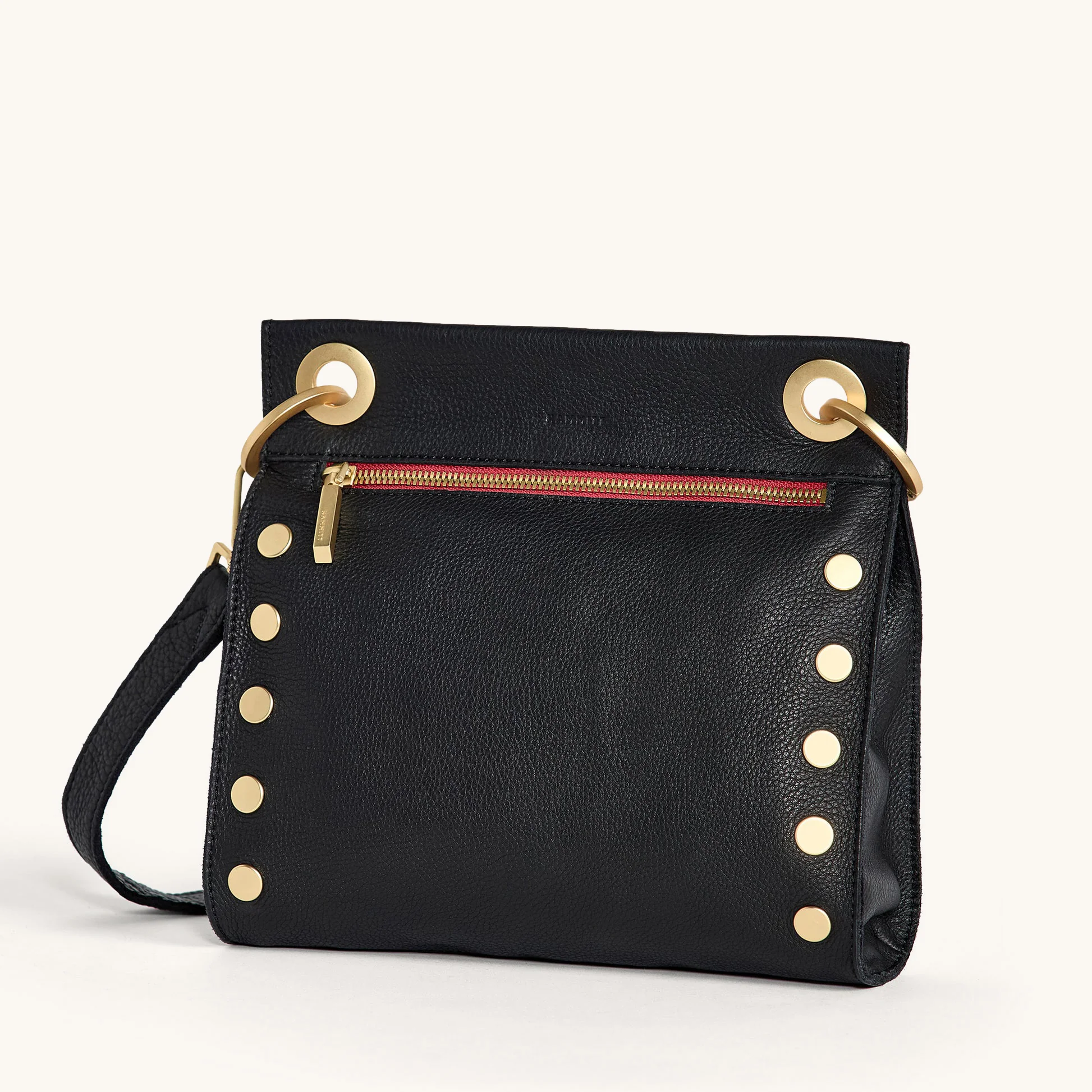 Tony | Black/Brushed Gold Red Zip | Med - Image 3