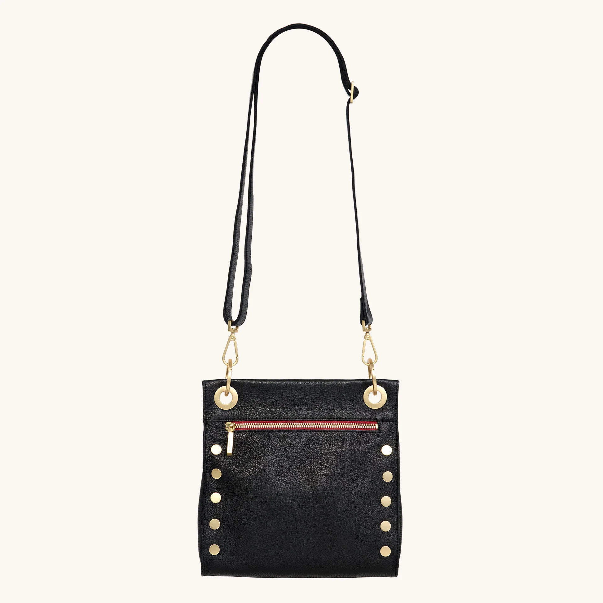 Tony | Black/Brushed Gold Red Zip | Med - Image 4
