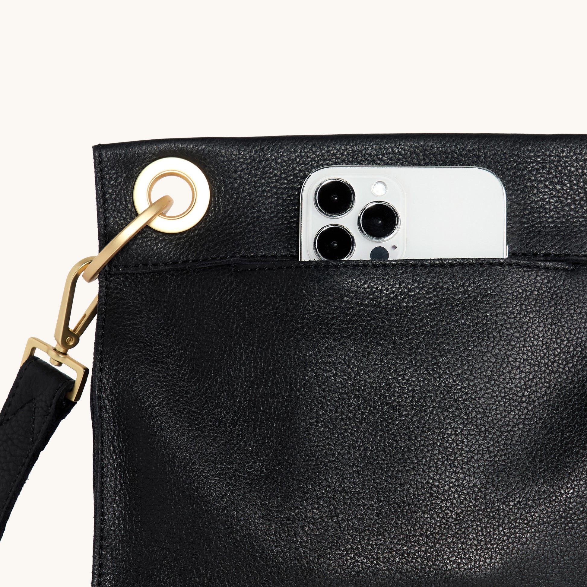 Tony | Black/Brushed Gold Red Zip | Med - Image 6