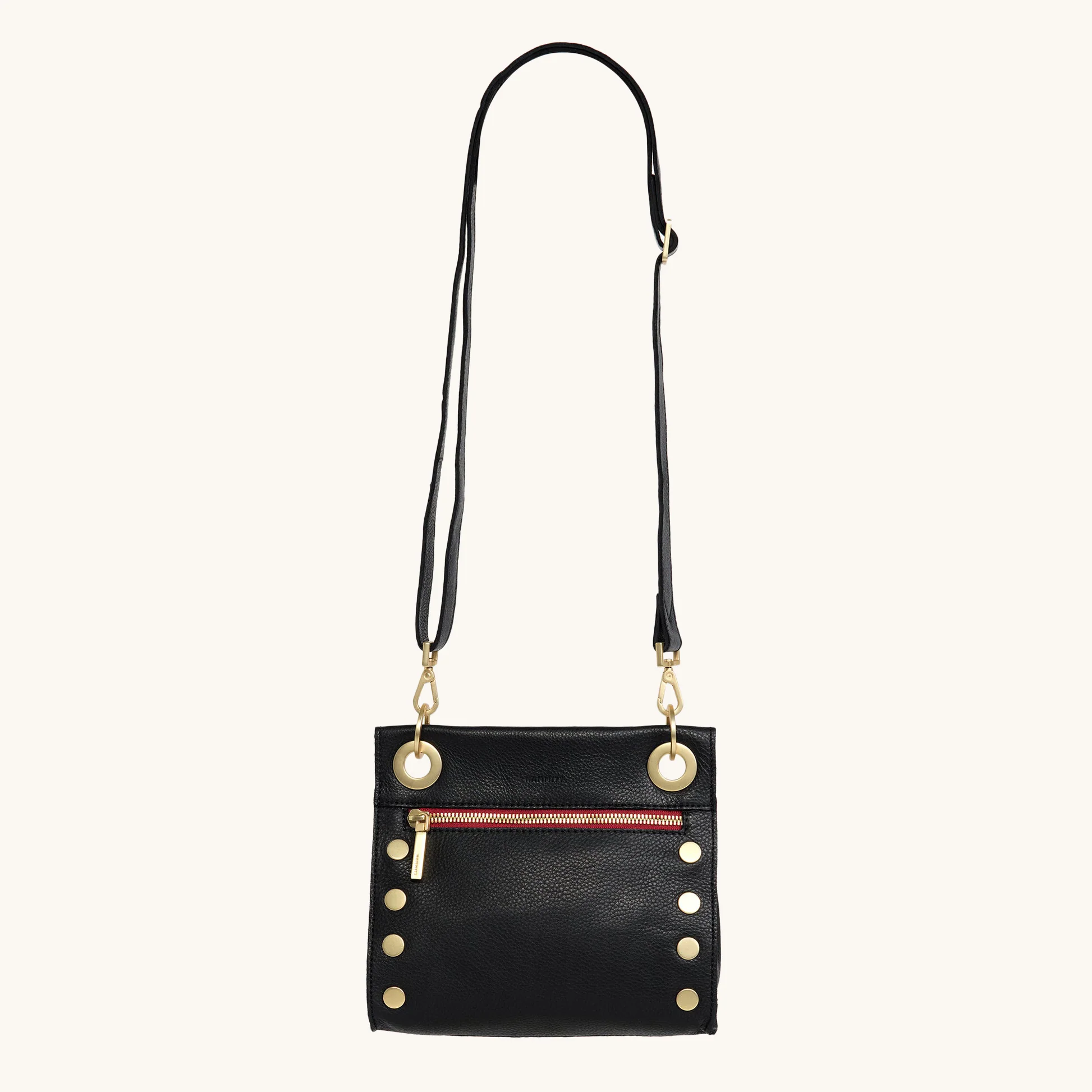 Tony | Black/Brushed Gold Red Zip | Sml - Image 4