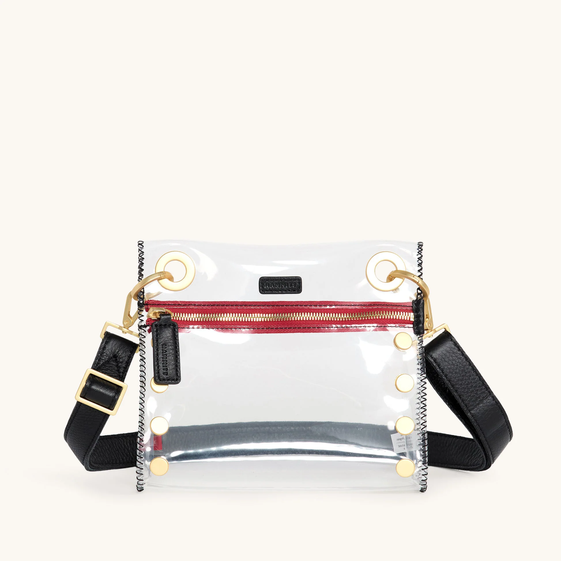 Tony Clear | Black/Brushed Gold Red Zip | Sml - Image 5