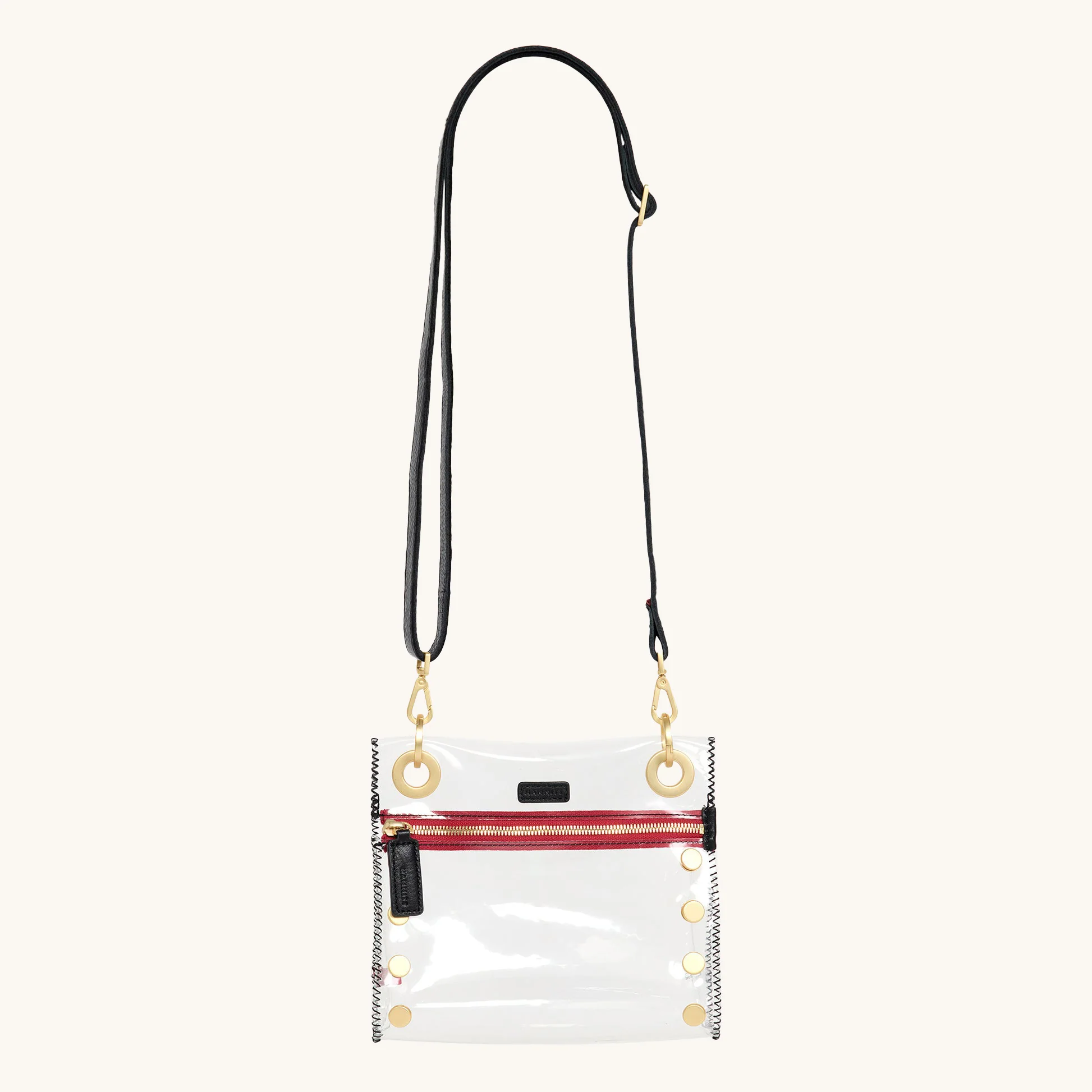 Tony Clear | Black/Brushed Gold Red Zip | Sml - Image 6