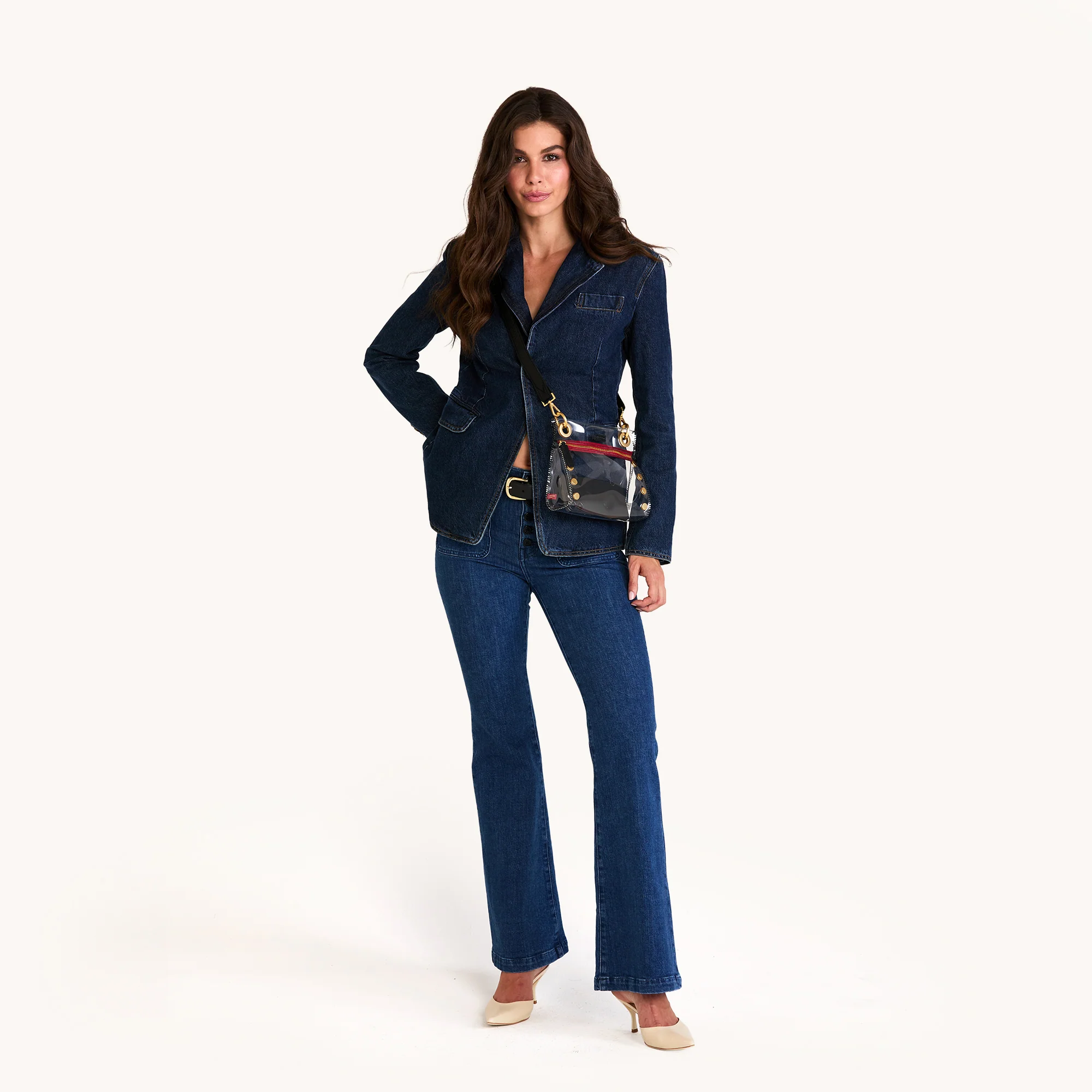 Tony Clear | Black/Brushed Gold Red Zip | Sml - Image 8