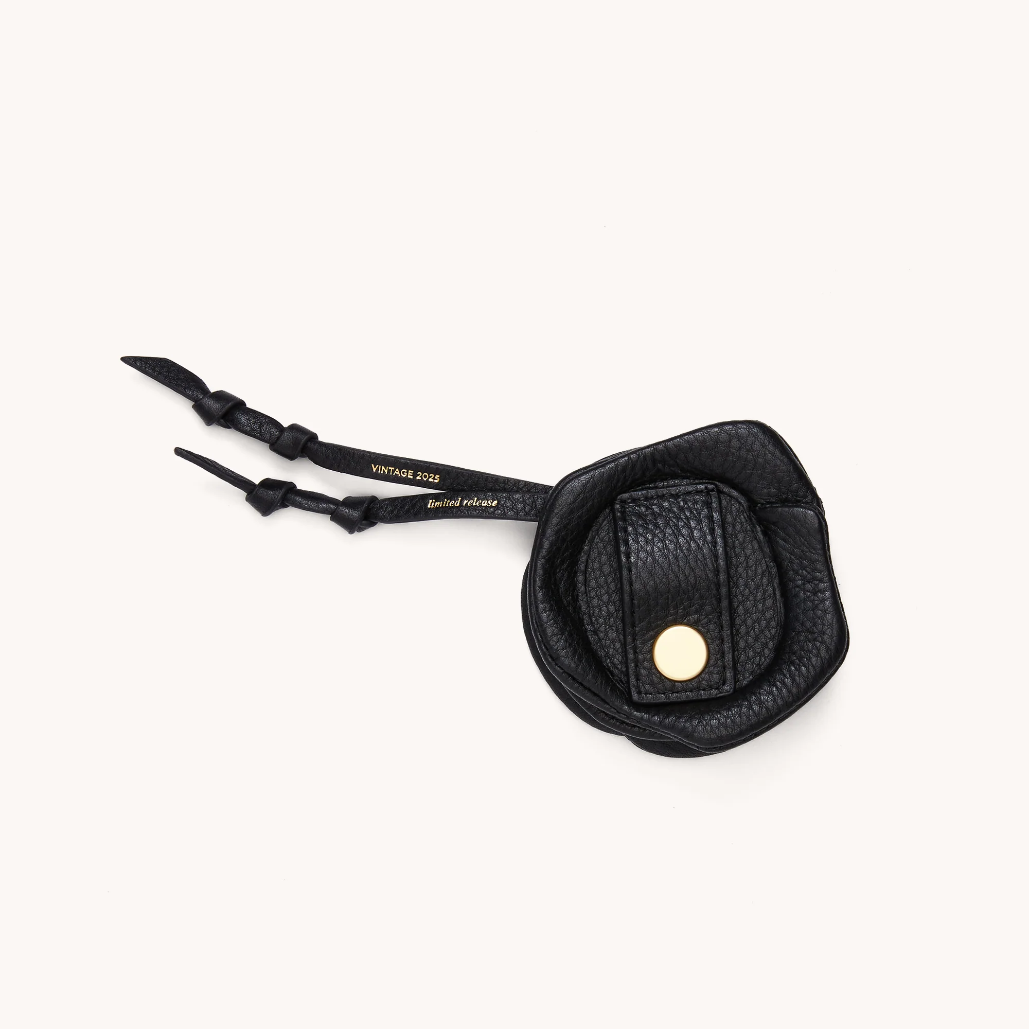 Vince Floral Charm | Black/Brushed Gold - Image 4