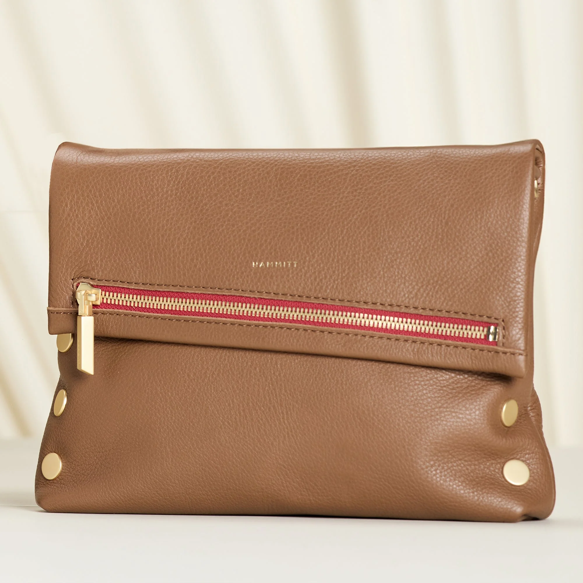 VIP | Mahogany Pebble/Brushed Gold Red Zip | Med - Image 10