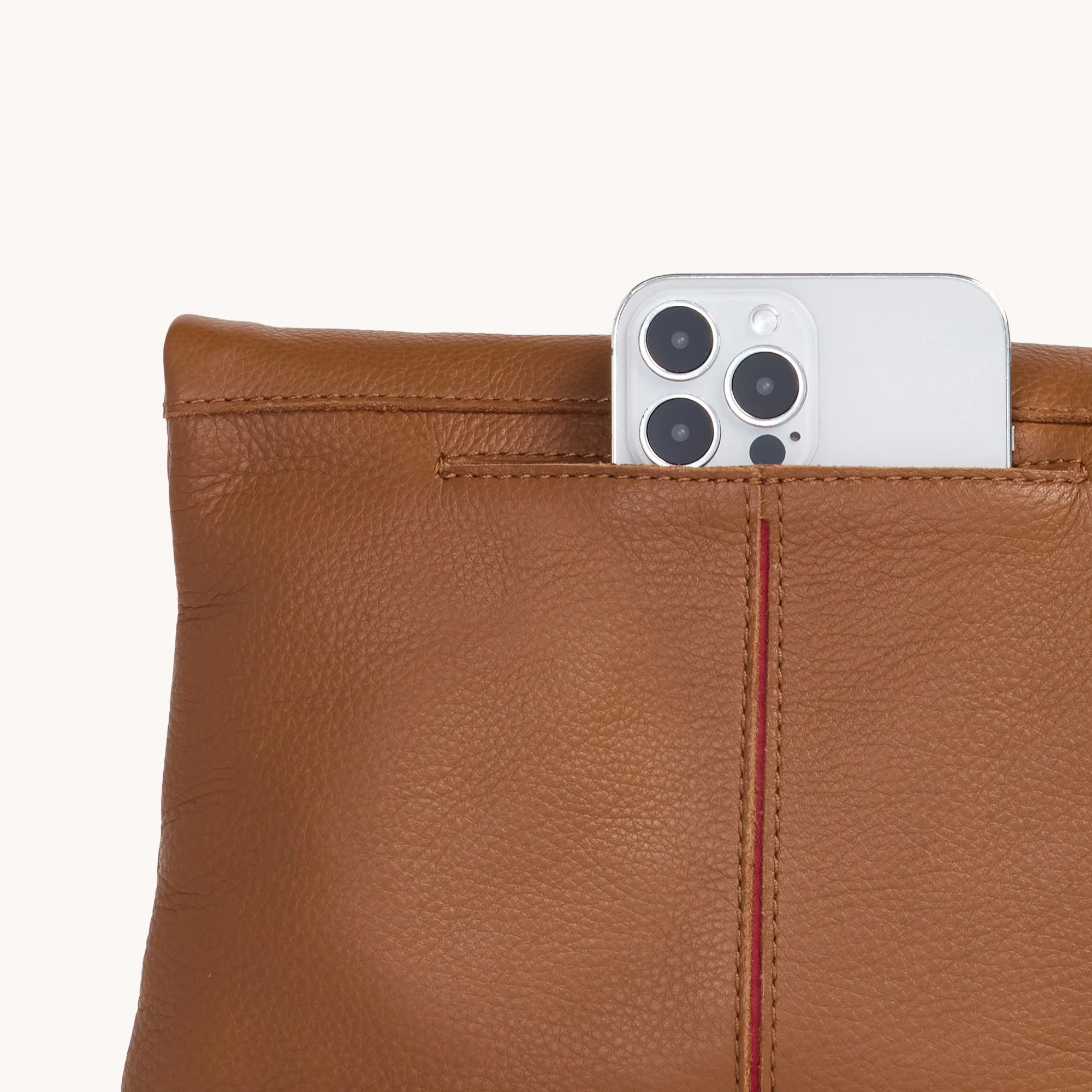 VIP | Mahogany Pebble/Brushed Gold Red Zip | Med - Image 6