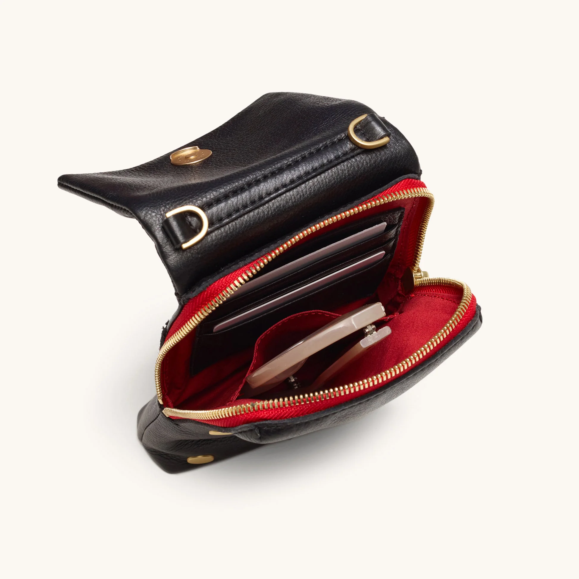 VIP Mobile | Black/Brushed Gold Red Zip | sml - Image 6