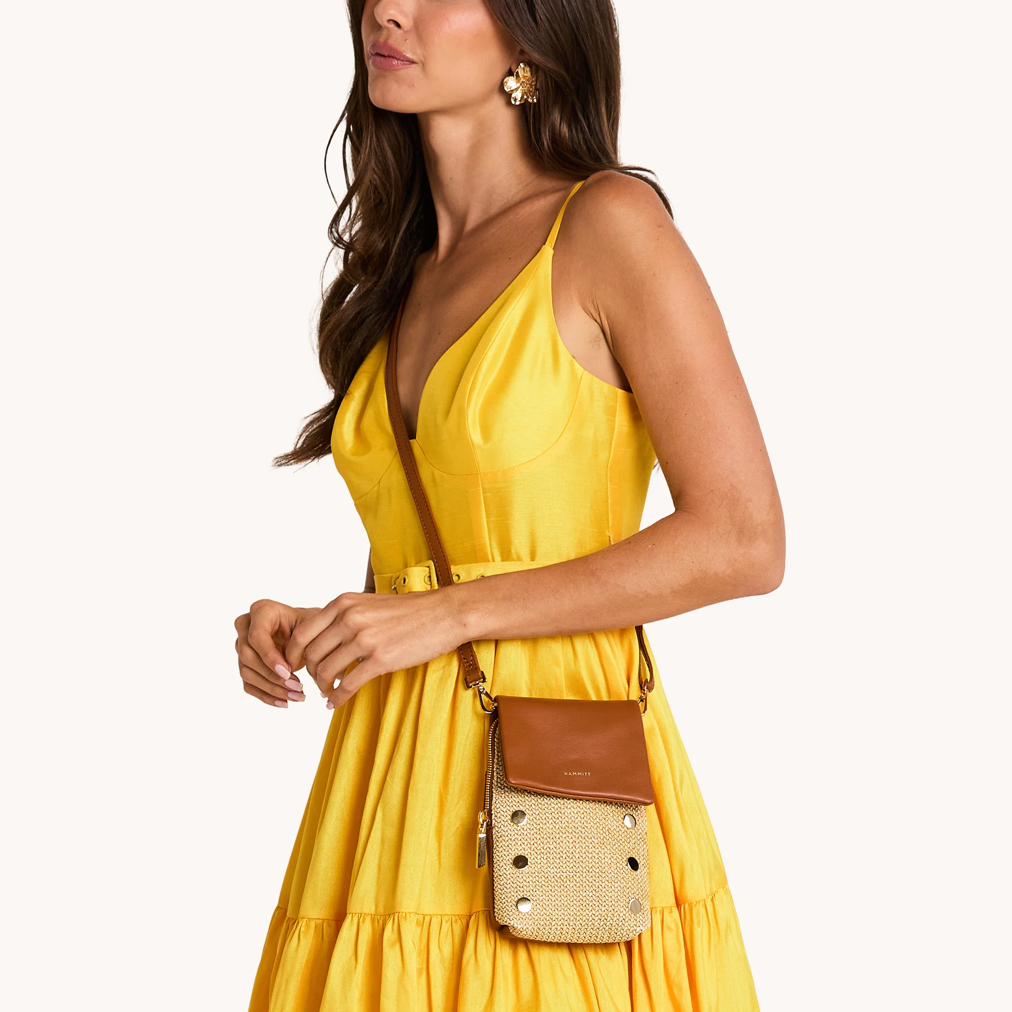 VIP Mobile | Cocoa Raffia/Gold - Image 2