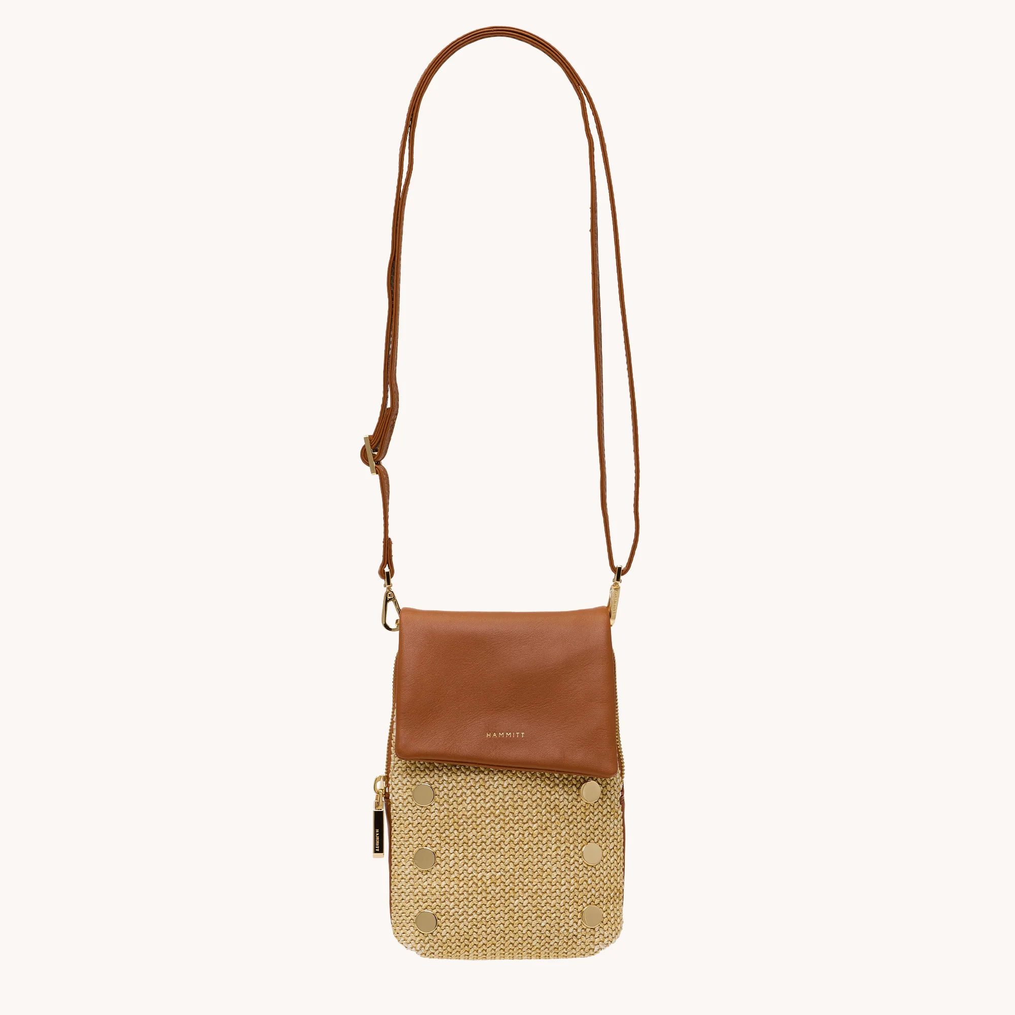 VIP Mobile | Cocoa Raffia/Gold - Image 5