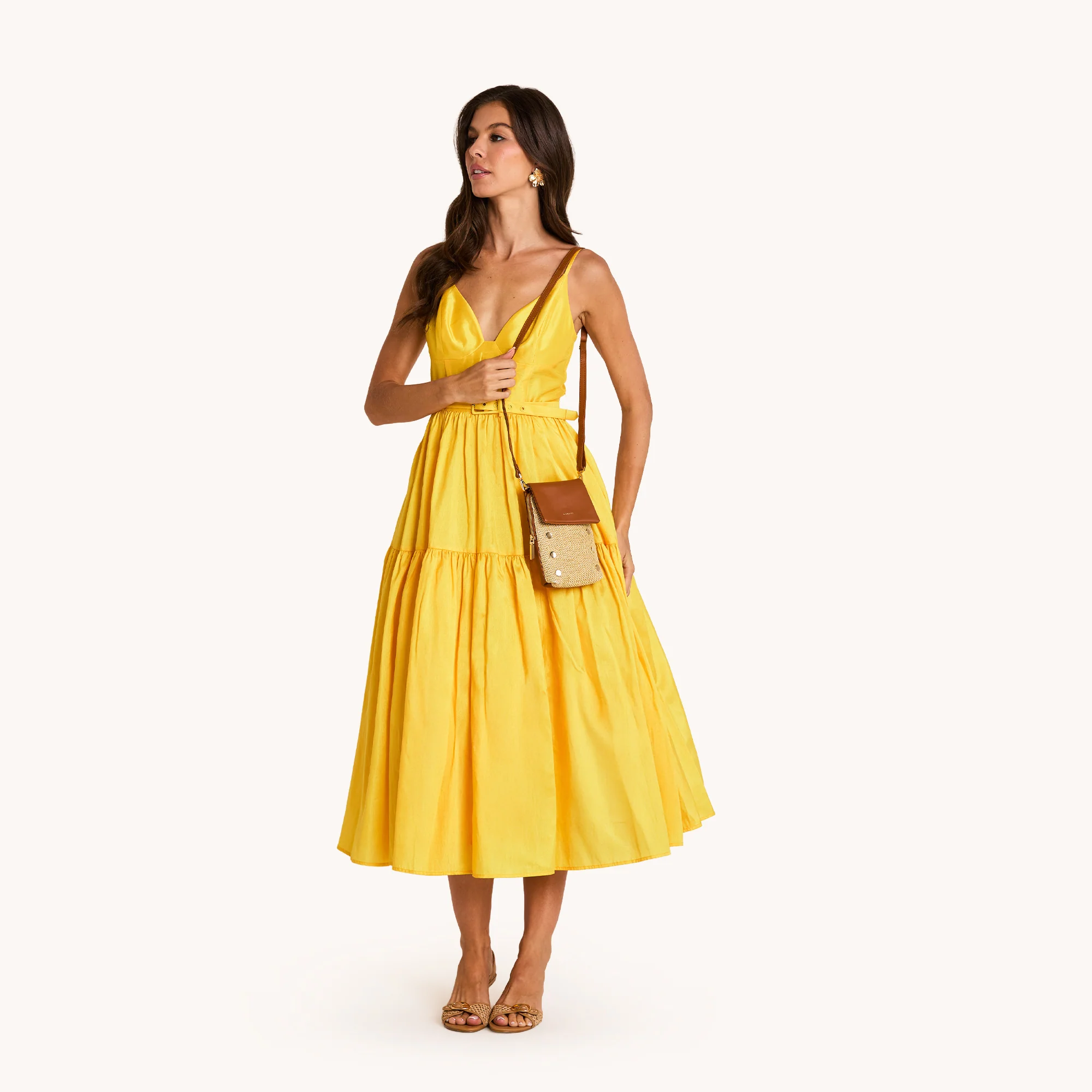 VIP Mobile | Cocoa Raffia/Gold - Image 8