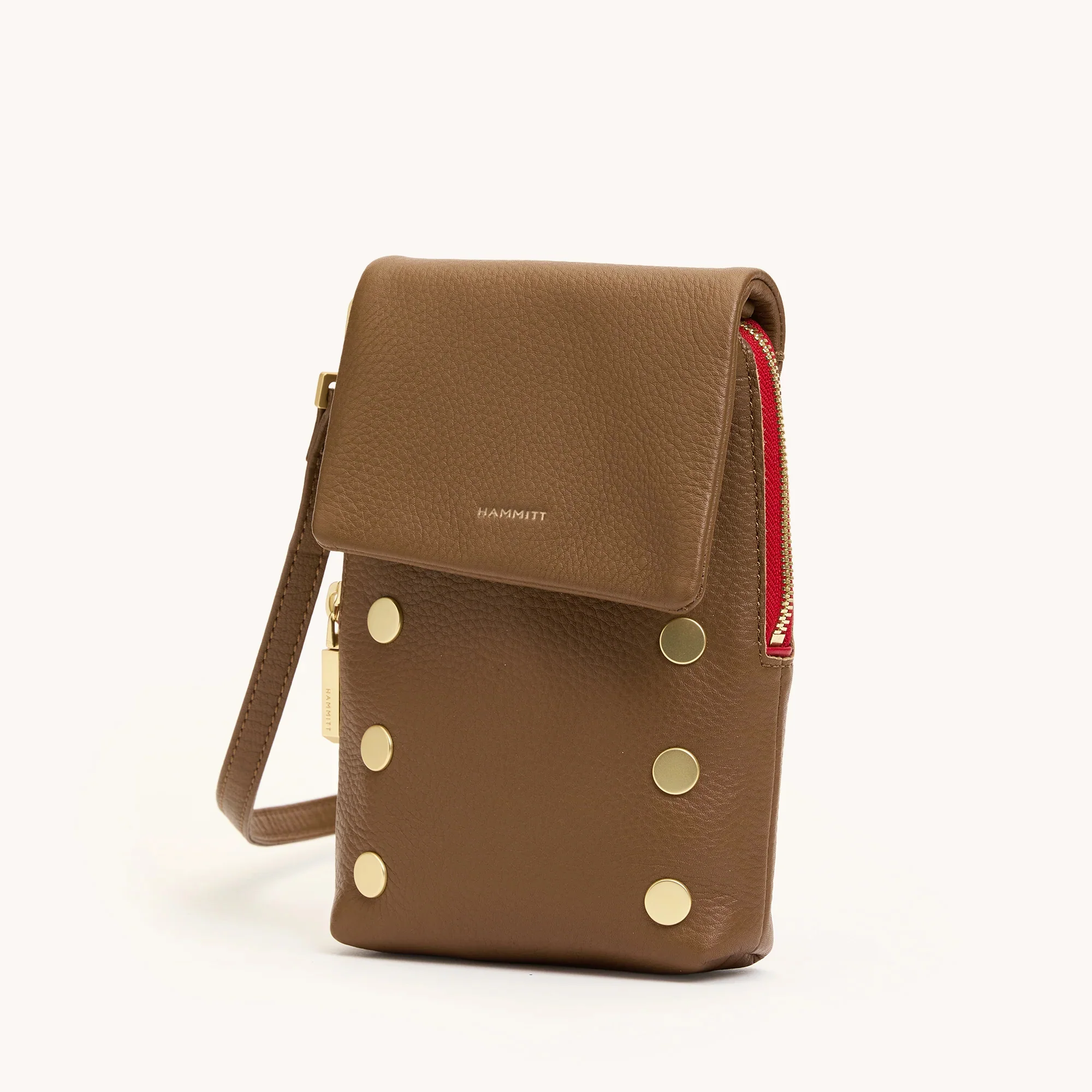 VIP Mobile | Mahogany Pebble/Brushed Gold Red Zip - Image 6