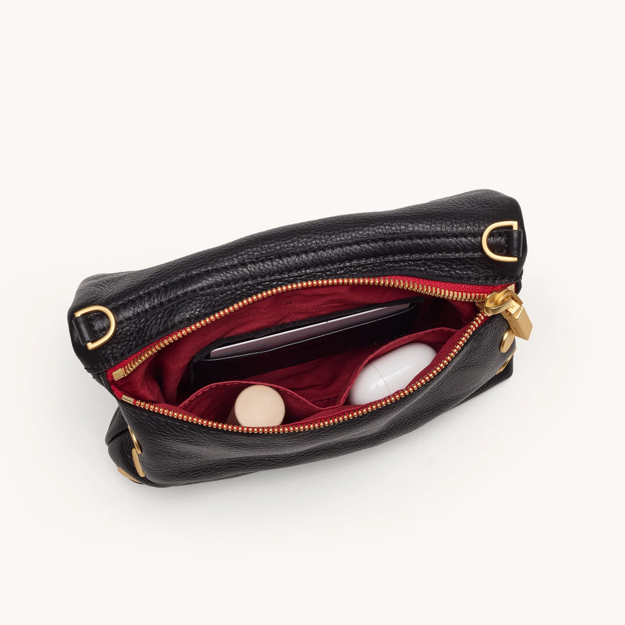 VIP | Black/Brushed Gold Red Zip | Sml - Image 7